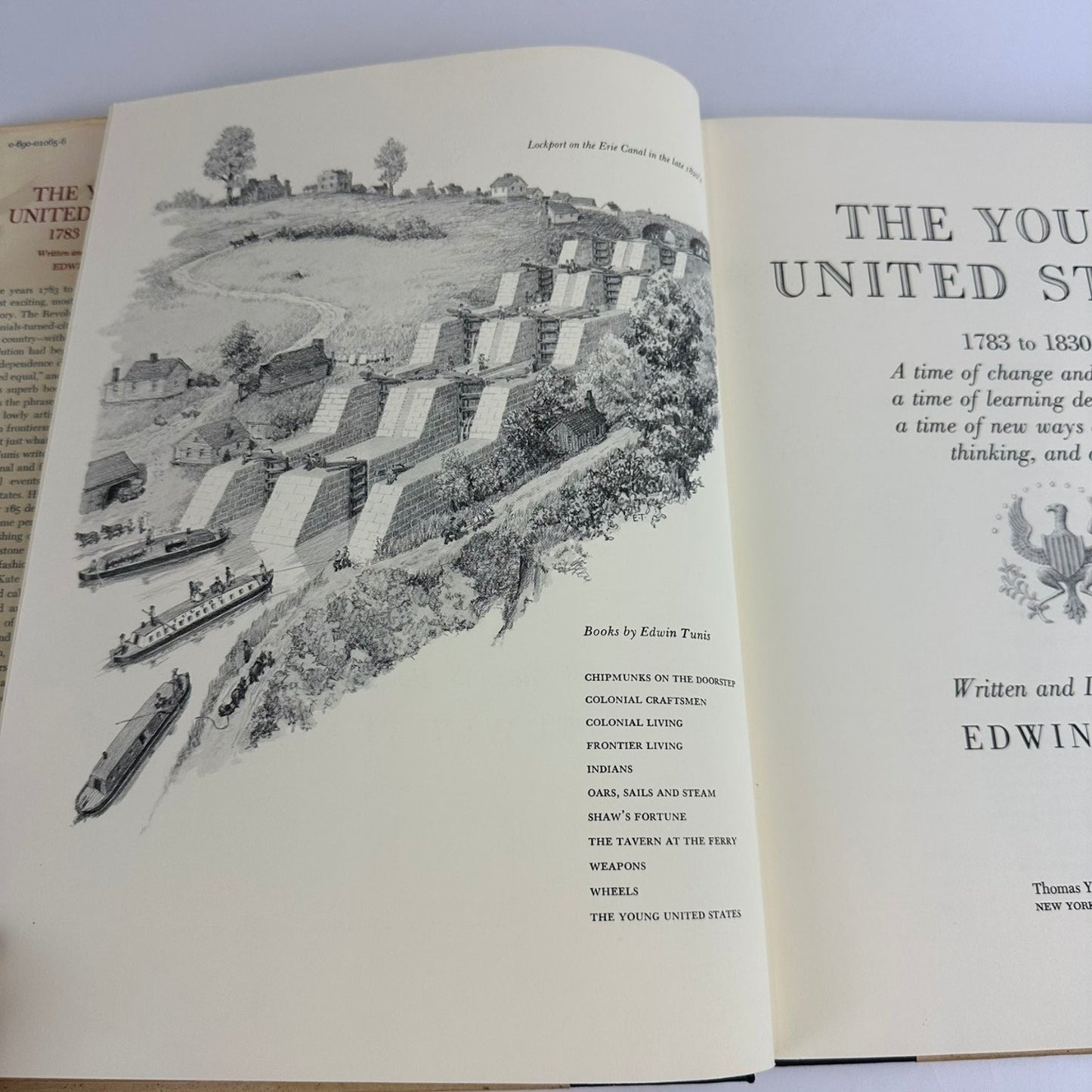 The Young United States 1783-1830 Edwin Tunis 1969 Illustrated American History