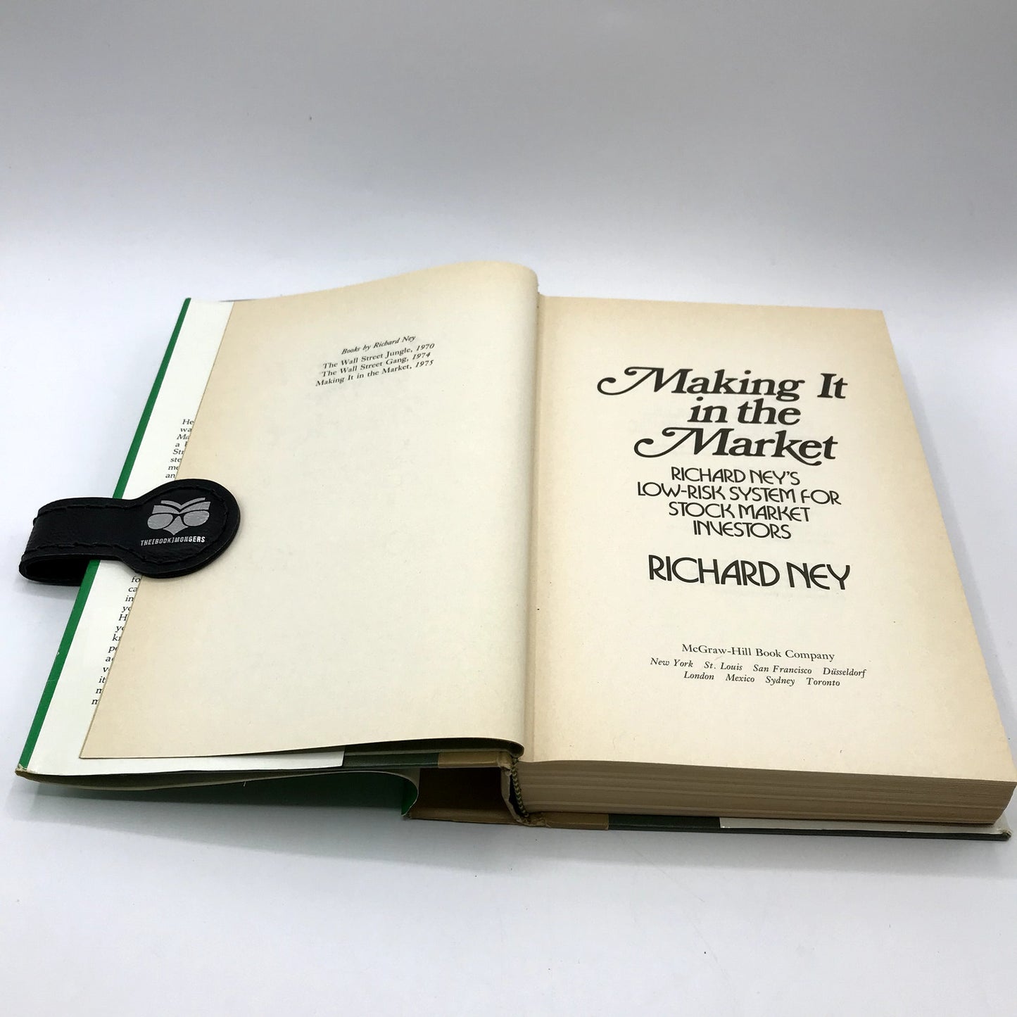 Making It In The Market: Richard Ney's Low Risk System For Stock Market HC 1975