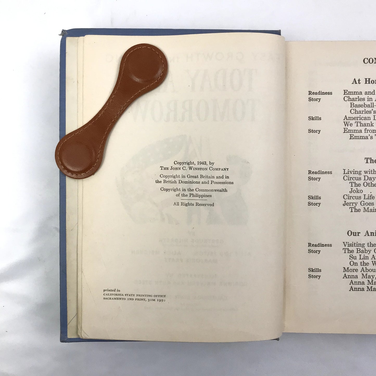 Easy Growth in Reading: Today and Tomorrow by Gertrude Hildreth Illustrated 1943