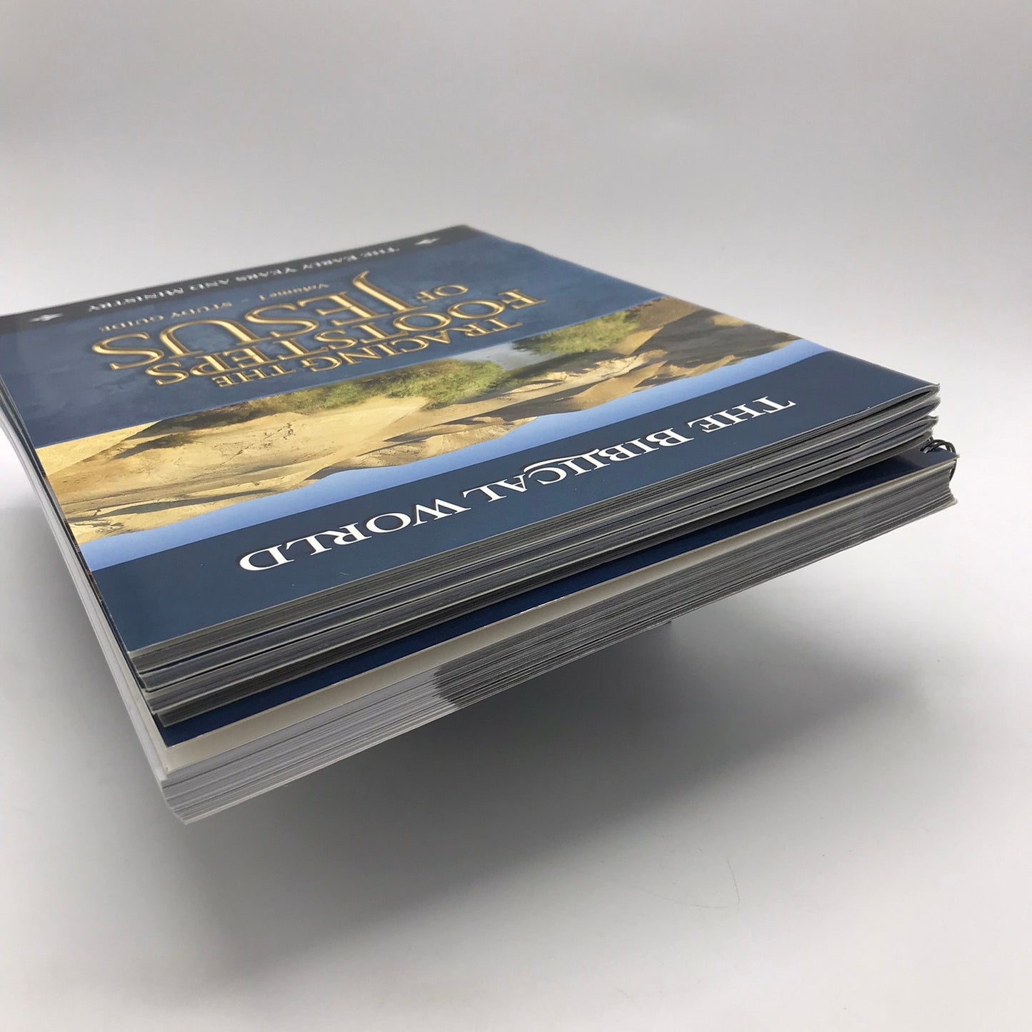 Tracing The Footsteps of Jesus Leaders Manual & Work Books 1-4 Set of Paperbacks