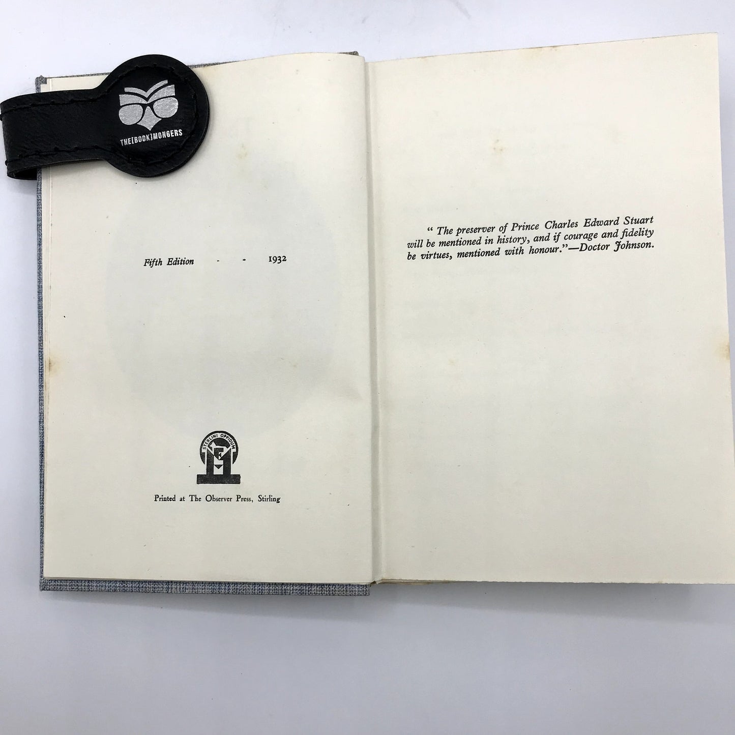 The Life of Flora MacDonald Illustrated Hardcover by MacGregor 5th Edition 1932