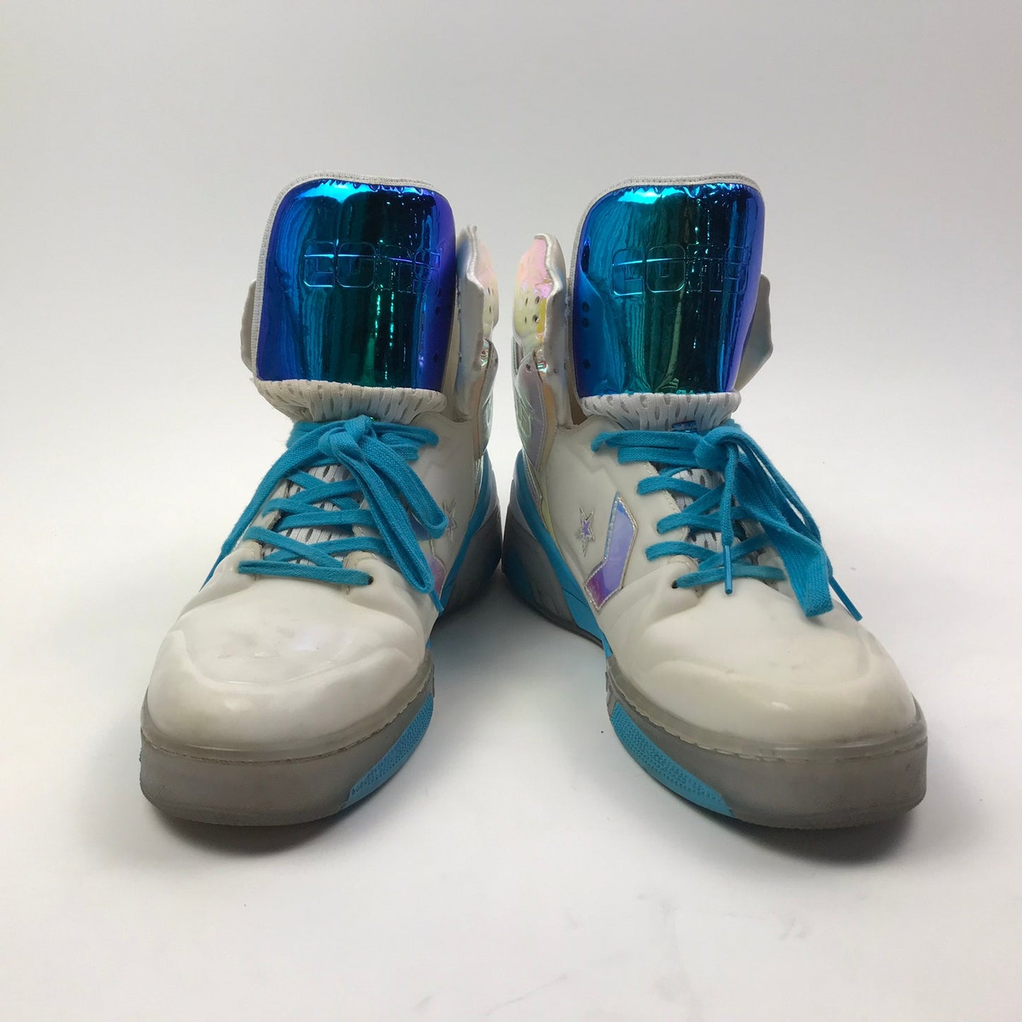 Converse ERX Impress Hi Iridescent Men's Sneakers 12 Bold Jade Gnarly Blue Shoes