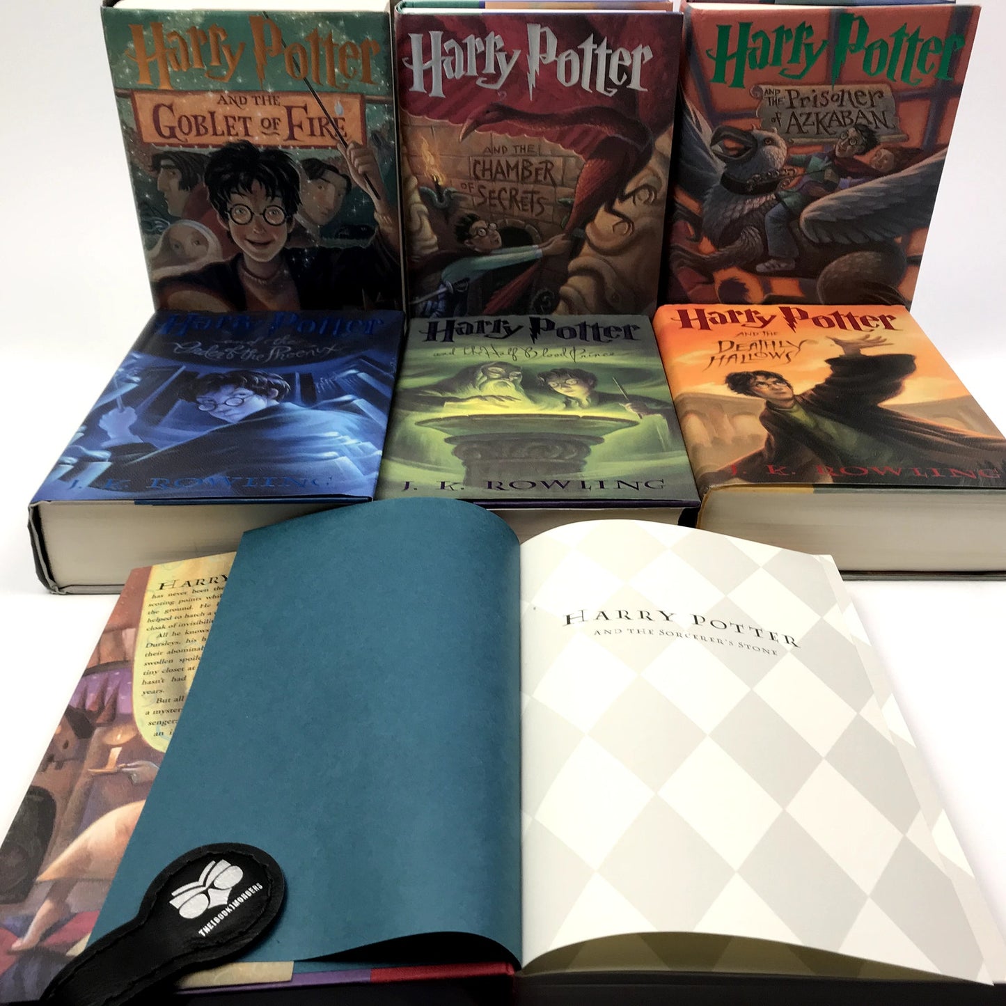 Harry Potter Complete 7 Book Set by J. K. Rowling Hardcover Novels Fantasy Magic