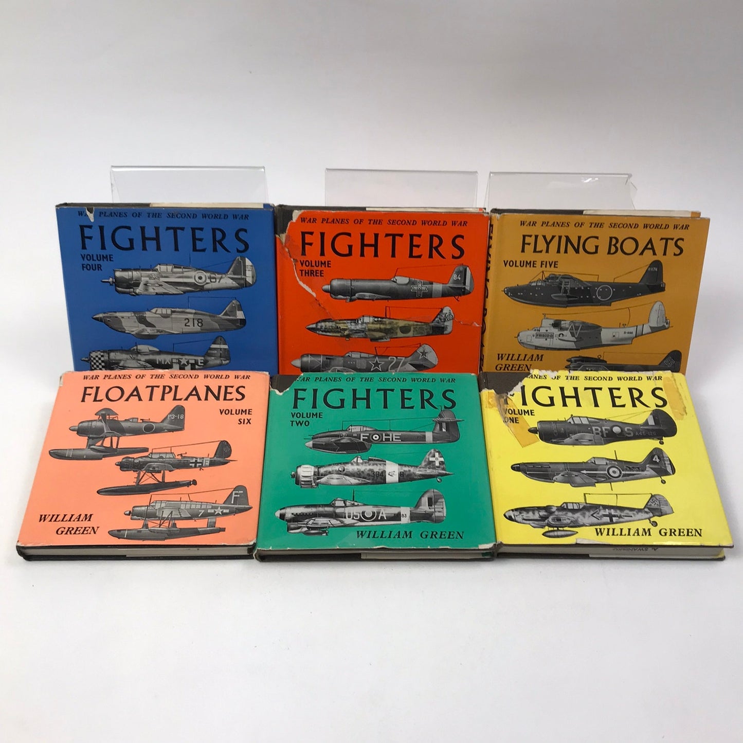 William Green Lot of 11 Bombers Fighters Flying Military Aviation War Plane WWII
