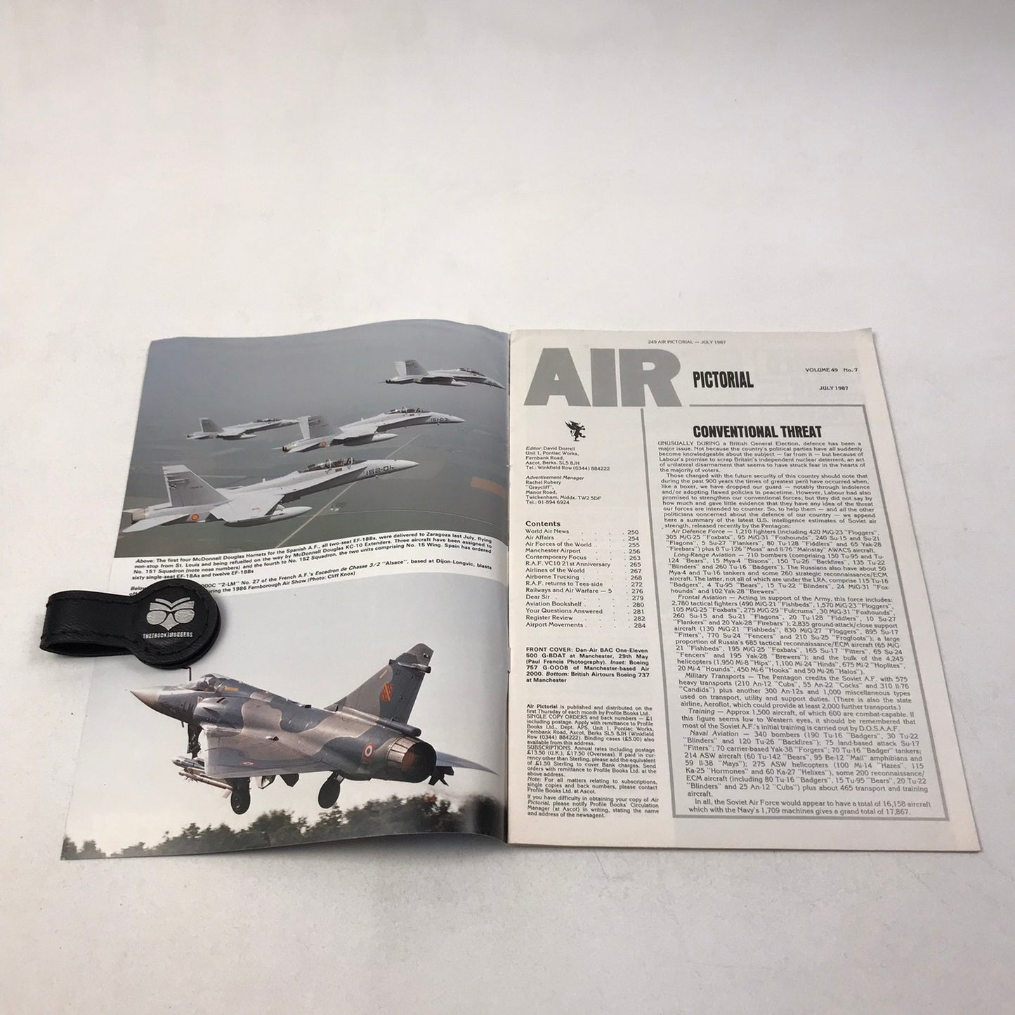 Air Pictorial Magazine Lot of 22 Aviation Military History Technology War 1980s