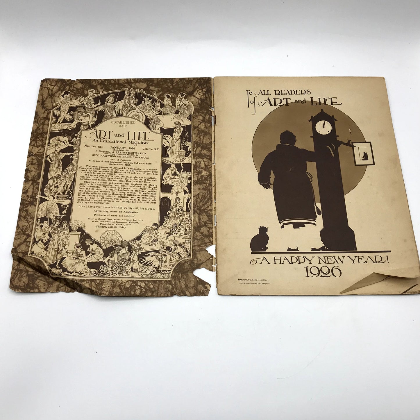 January 1926 Art & Life An Educational Magazine Guy Lockwood and Hazel Lockwood