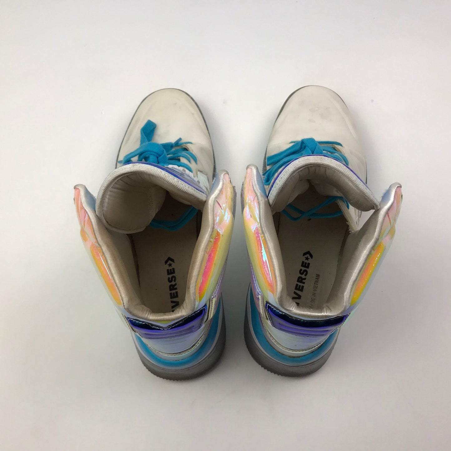 Converse ERX Impress Hi Iridescent Men's Sneakers 12 Bold Jade Gnarly Blue Shoes