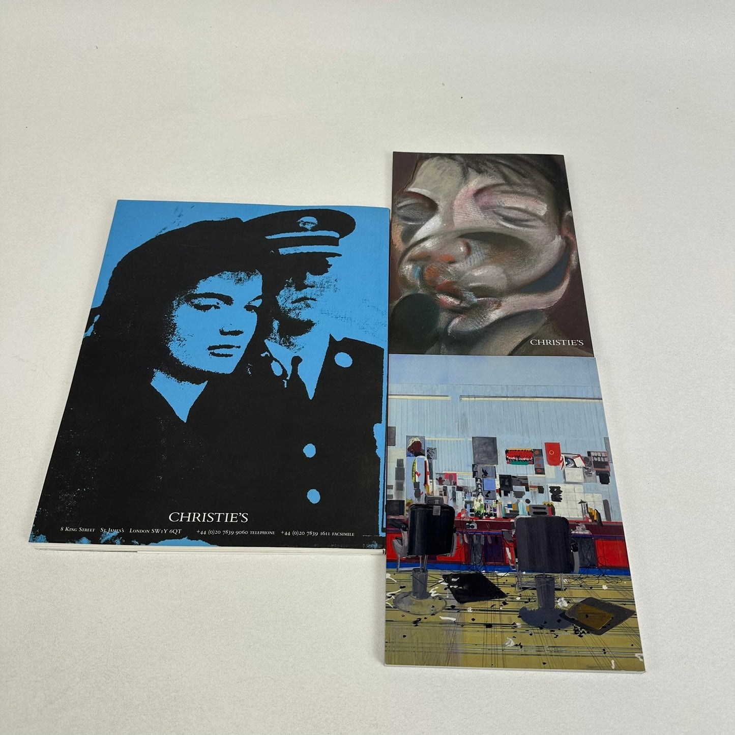 Andy Warhol Post War Contemporary Art Lot of 3 Exhibition Auction Sale Catalogs