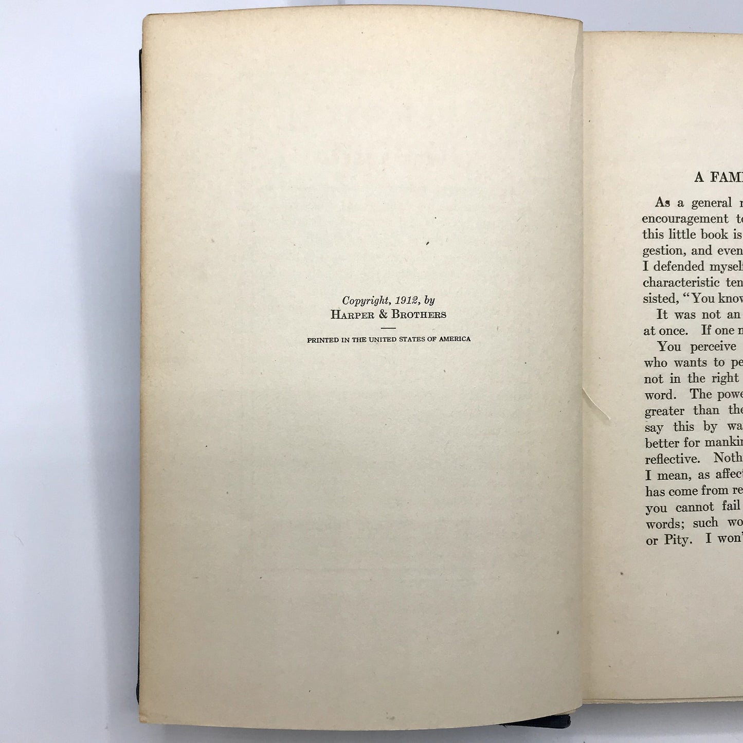 A Personal Record Antique Hardcover Book by Joseph Conrad 1st U.S. Edition 1912