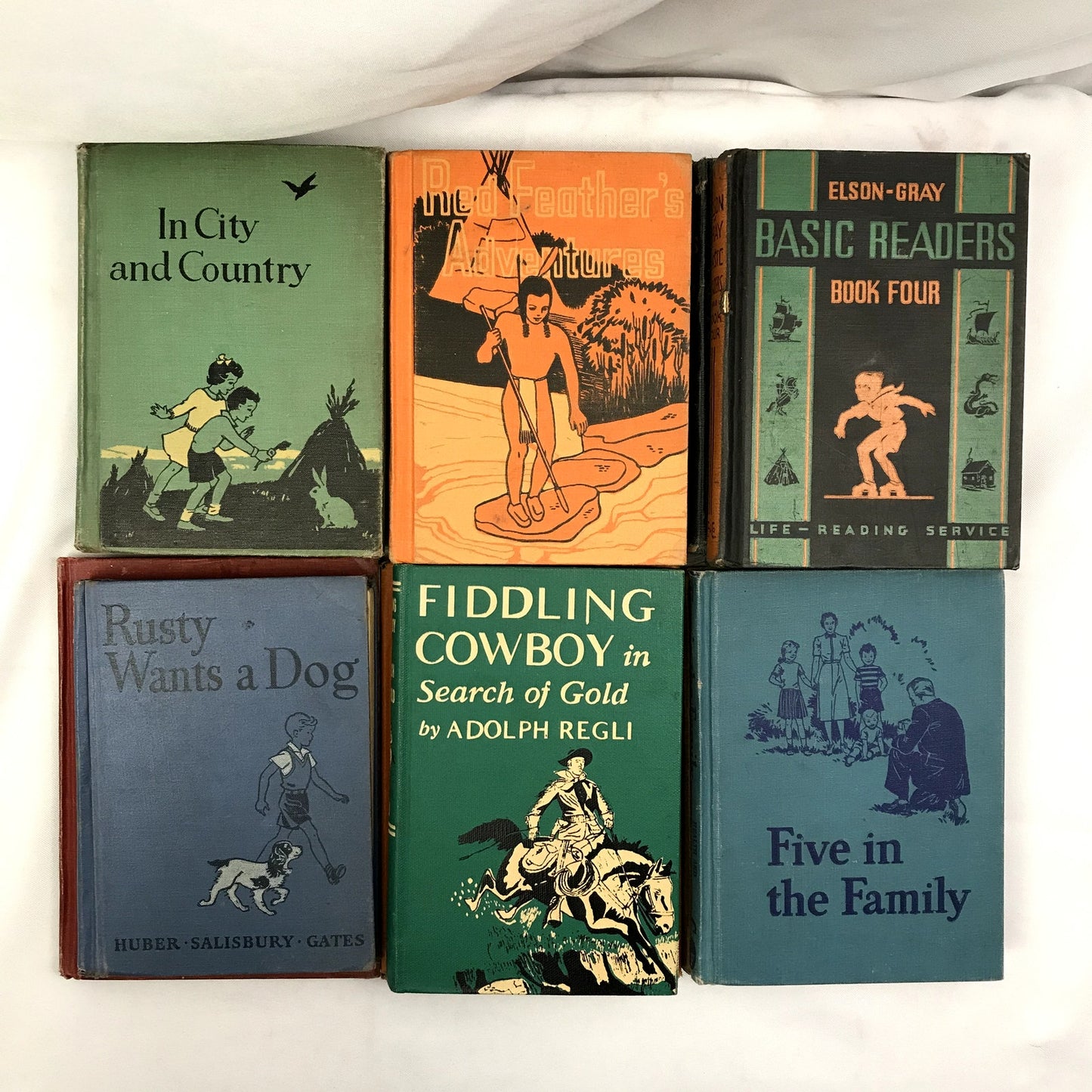 Lot of 12 Vintage Childrens Story Books Illustrated Hardcovers for Young Readers