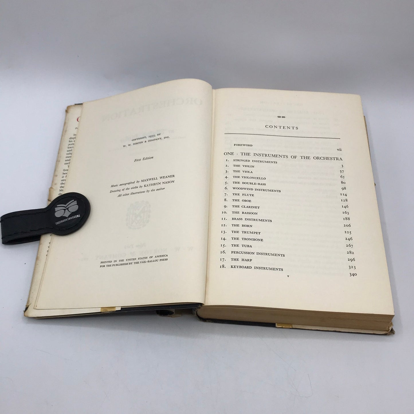 Orchestration Walter Piston Musical Score Instruments Instruction Education 1955