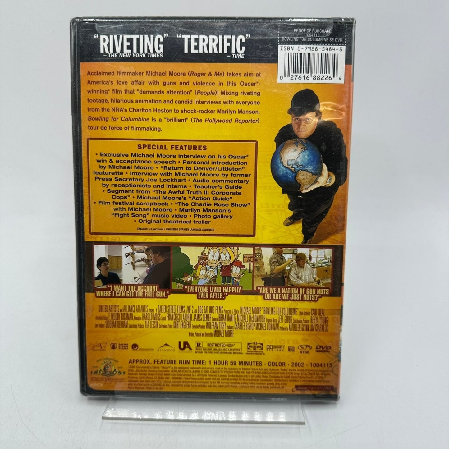Bowling for Columbine DVD 2002 Special Edition Michael Moore Oscar Winner