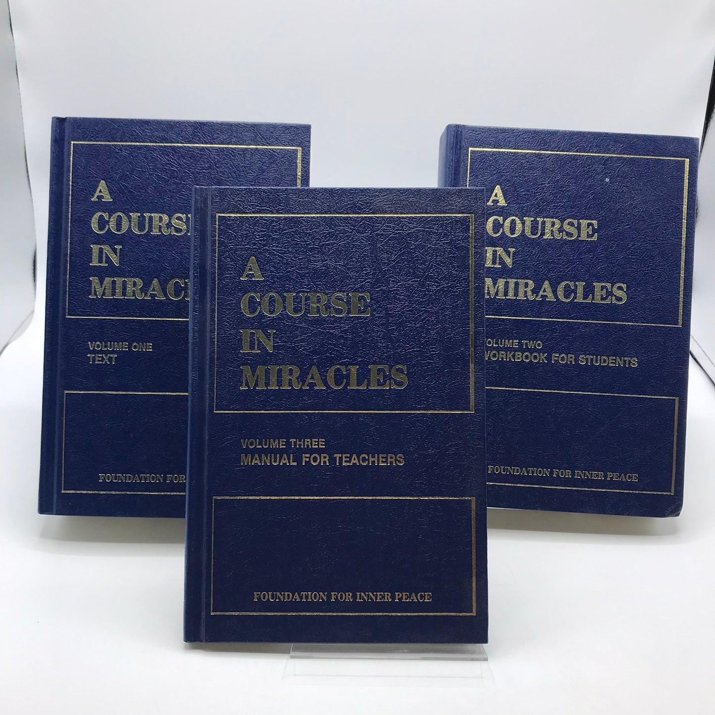 A Course in Miracles Inner Peace Philosophy Spirituality Mind Training Set of 3