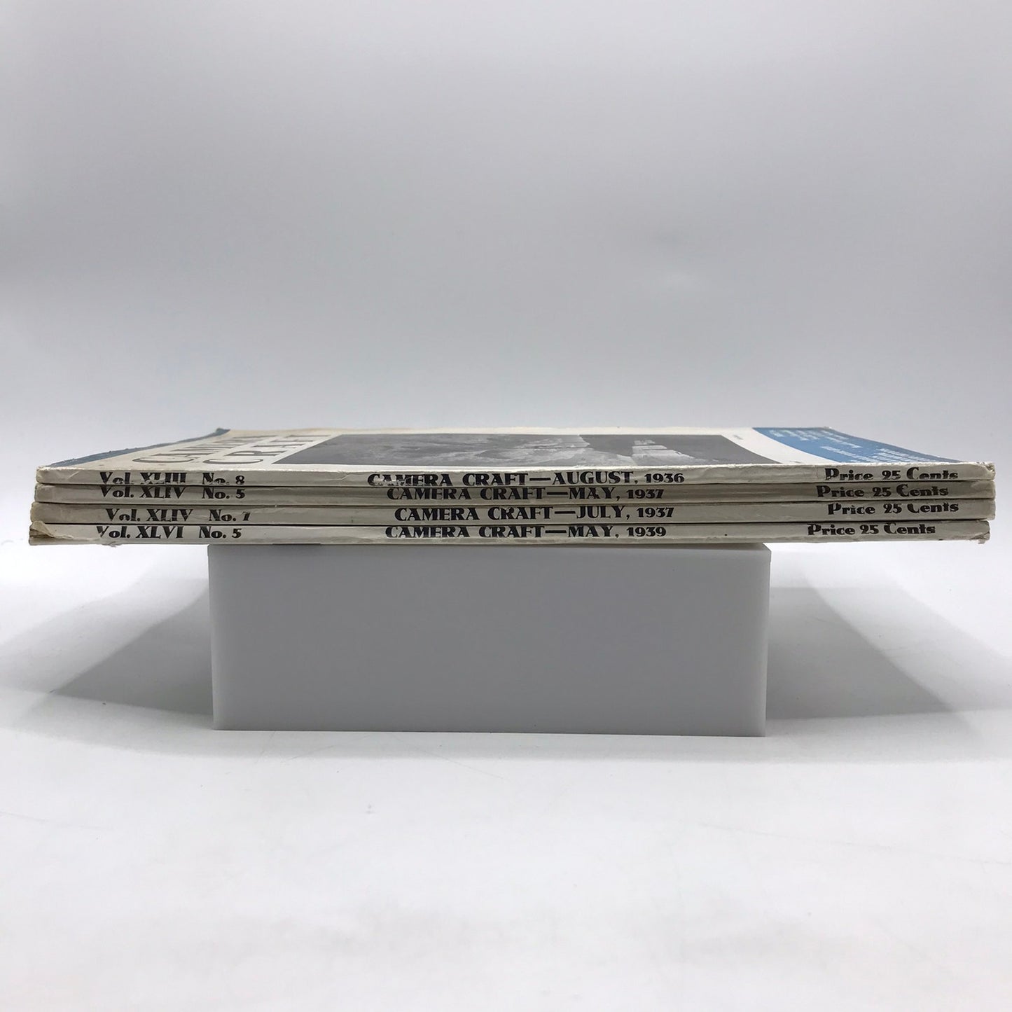 Camera Craft Magazines Lot of 4 Illustrated Art & Photography Paperbacks 1930's