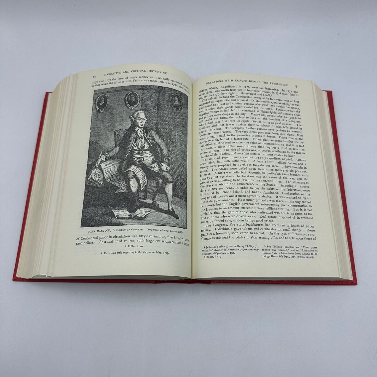 American Revolution Justin Winsor 1972 Bicentennial History Land's End Press