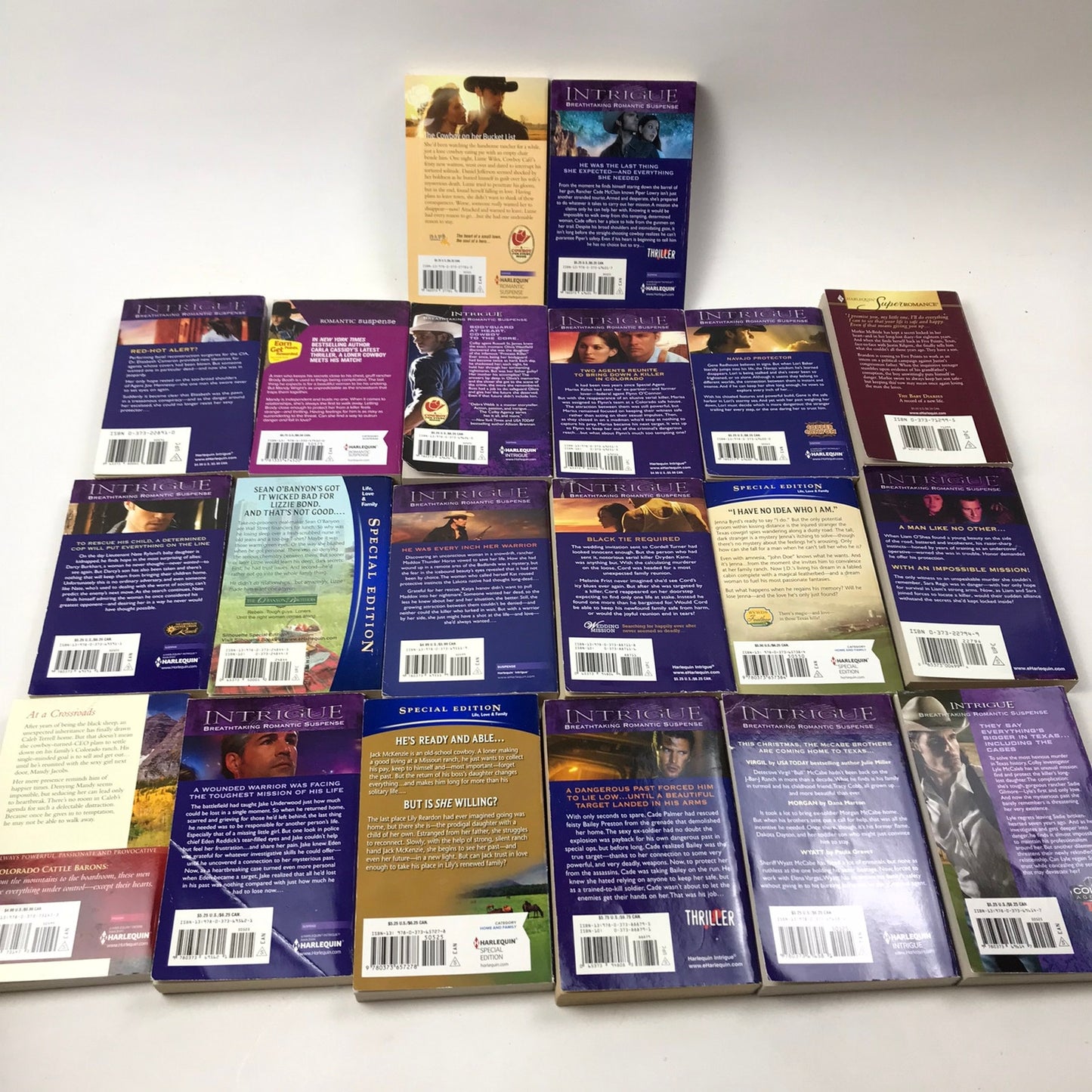 Harlequin Romance Lot of 58 Suspense Contemporary Special Edition Mass Market