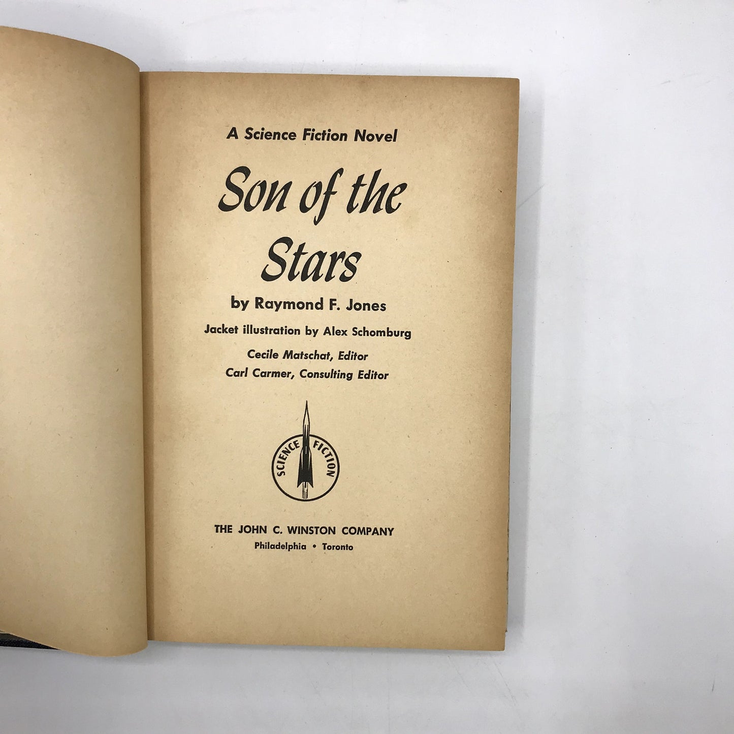 Son of the Stars Hardcover Science Fiction Novel by Raymond First Edition 1952