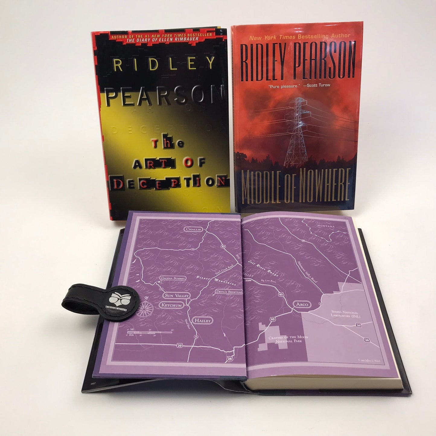 Lot of 3 Ridley Pearson Novels Signed Hardcover Fiction Books First Editions