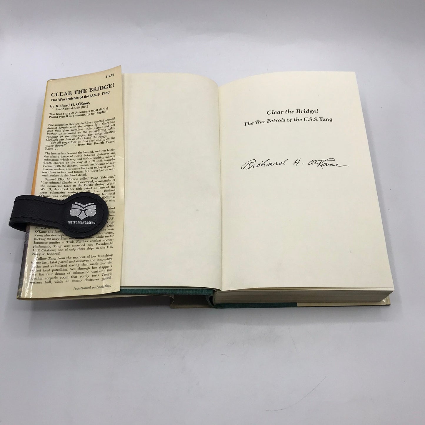 Clear the Bridge Richard H OKane SIGNED Naval History Submarine Biography Memoir