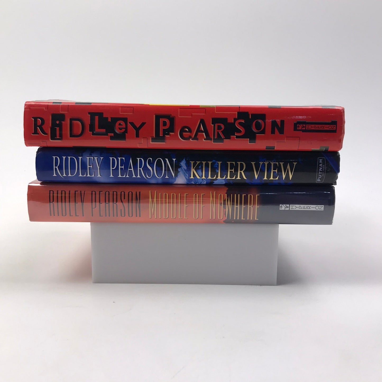 Lot of 3 Ridley Pearson Novels Signed Hardcover Fiction Books First Editions