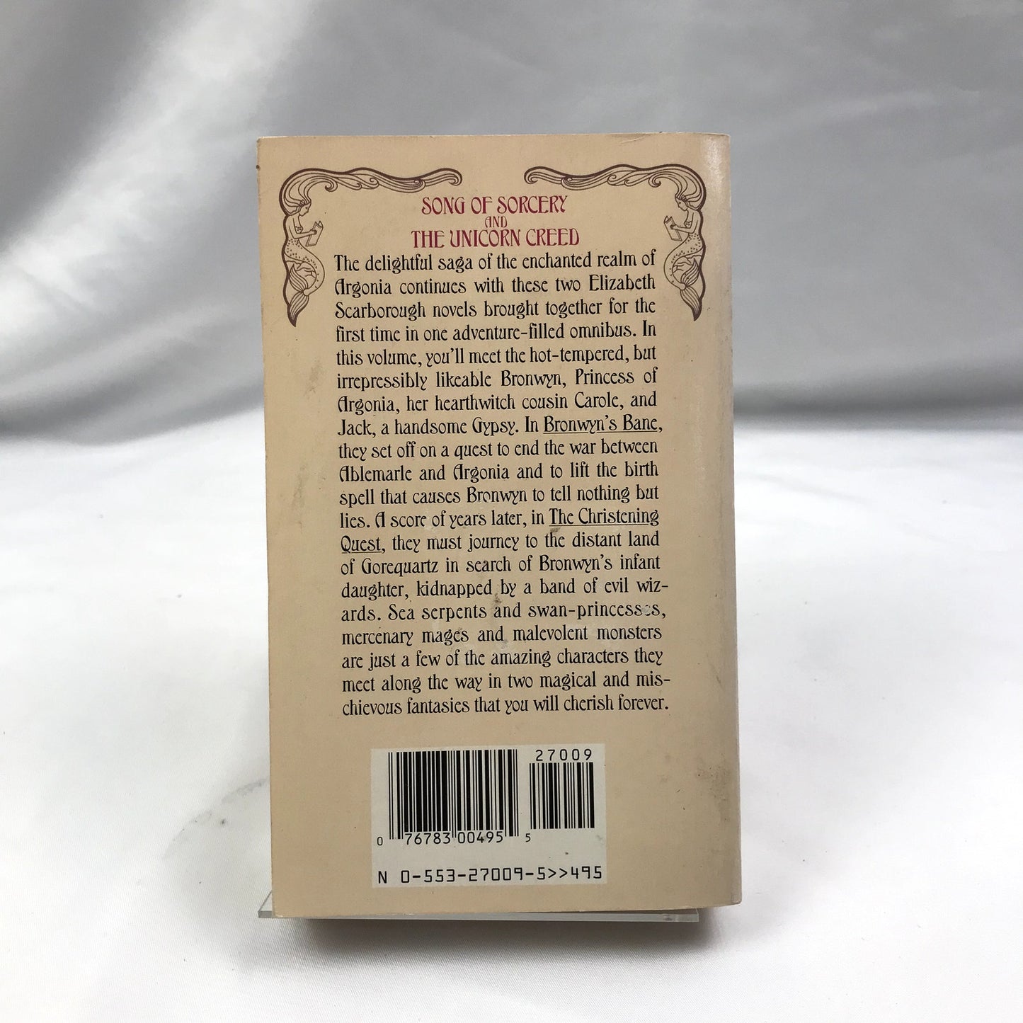 Songs from the Seashell Archives Vol II & Bronwyn's Bane Signed PB Novels 1988
