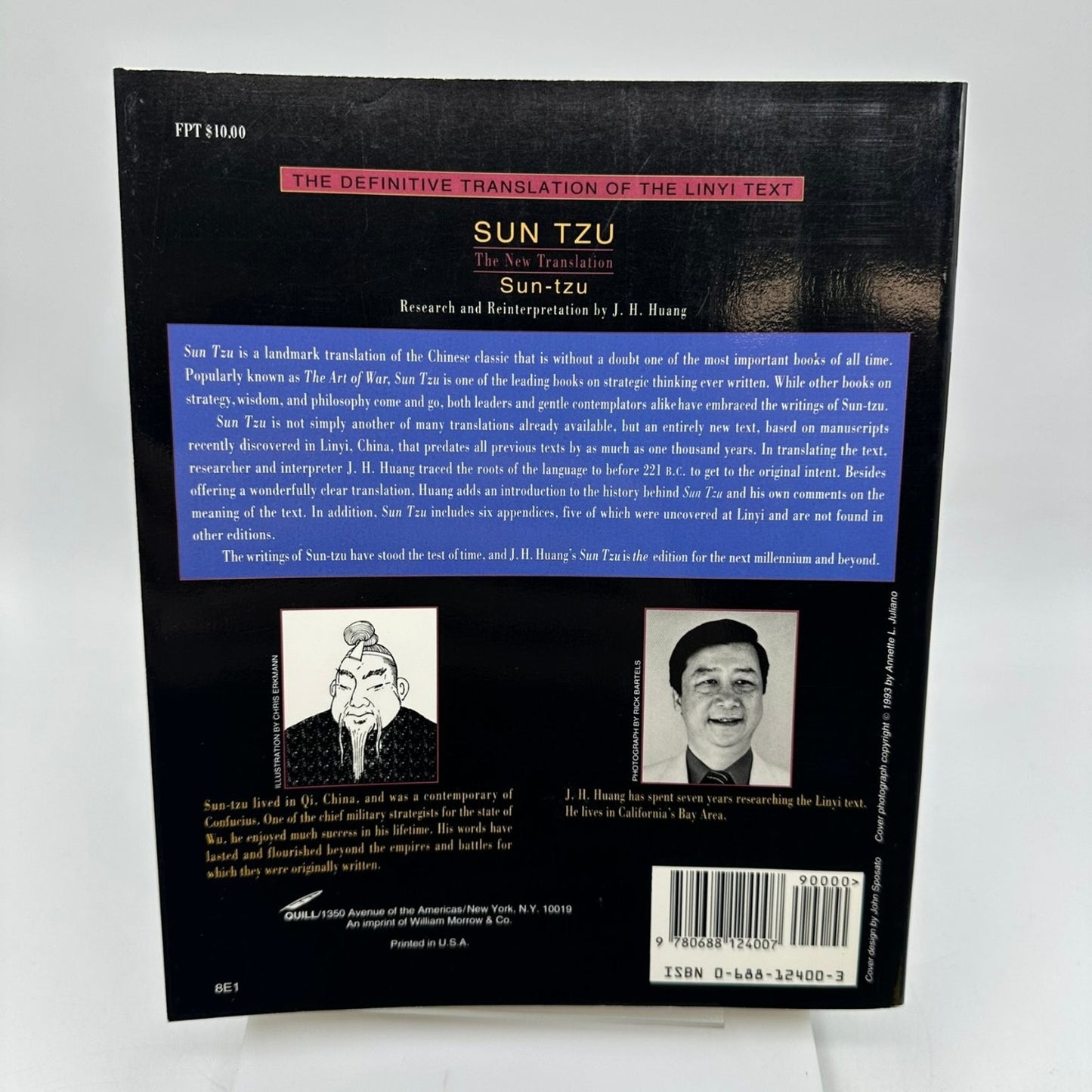 Sun Tzu The Art of War J.H. Huang 1993 New Translation Linyi Text Strategy