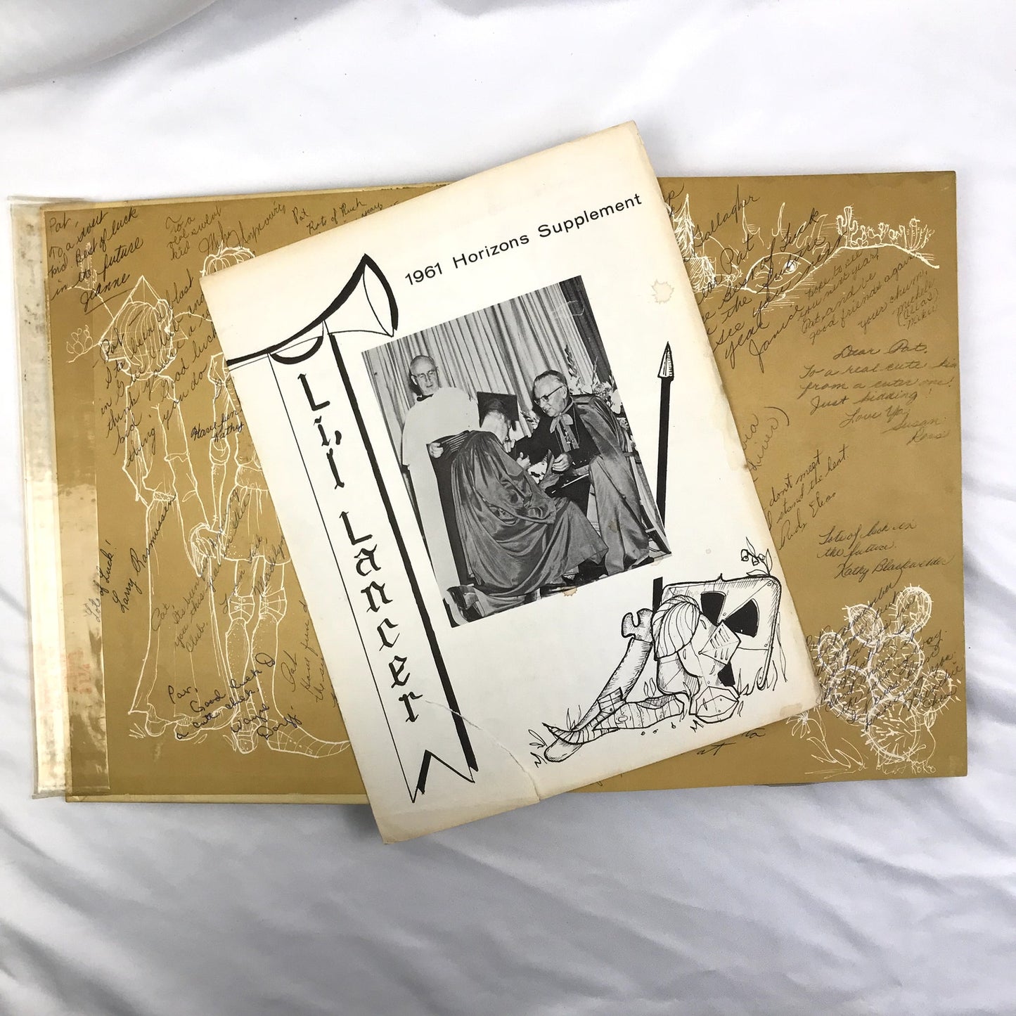 Salpointe Catholic High School 1961 Horizons Tucson Arizona Hardcover Yearbook