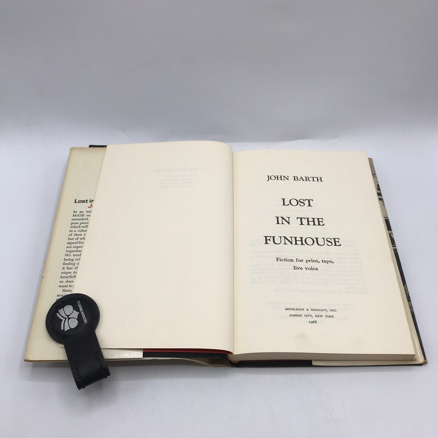 Lost in the Funhouse Fiction For Print Tape Live Voice John Barth Short Stories