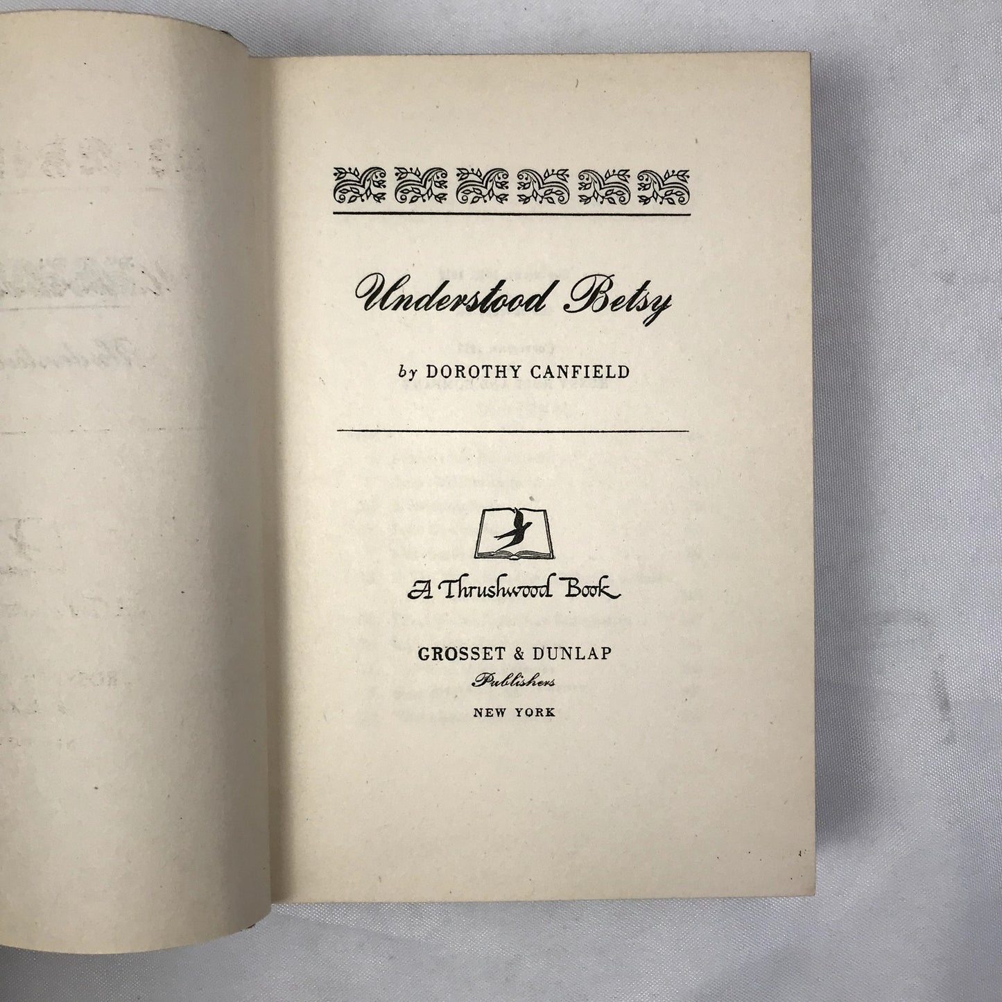 Understood Betsy Hardcover Children's Book by Dorothy Canfield Fisher 1917