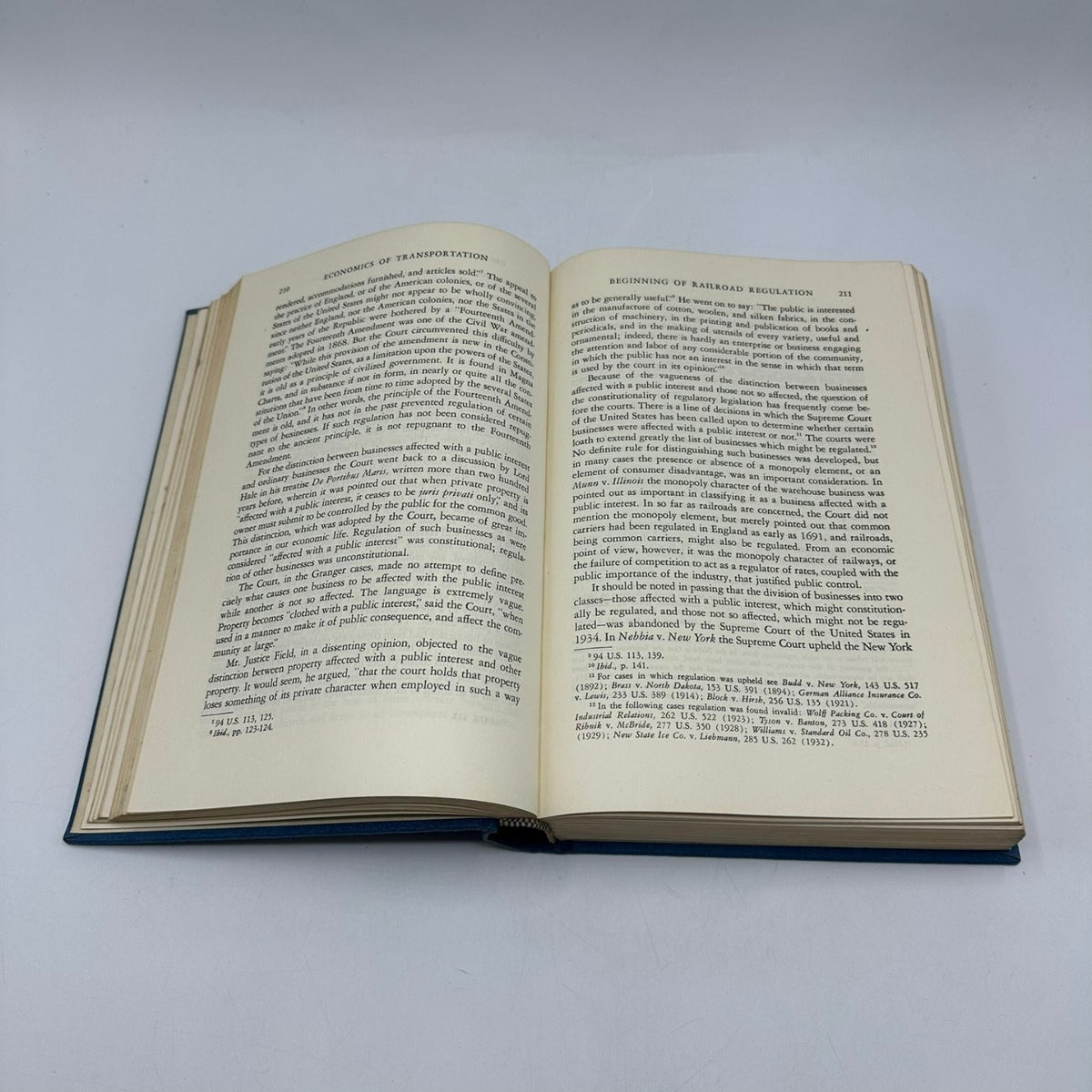 Economics of Transportation Locklin 1951 Third Edition Sixth Printing Irwin