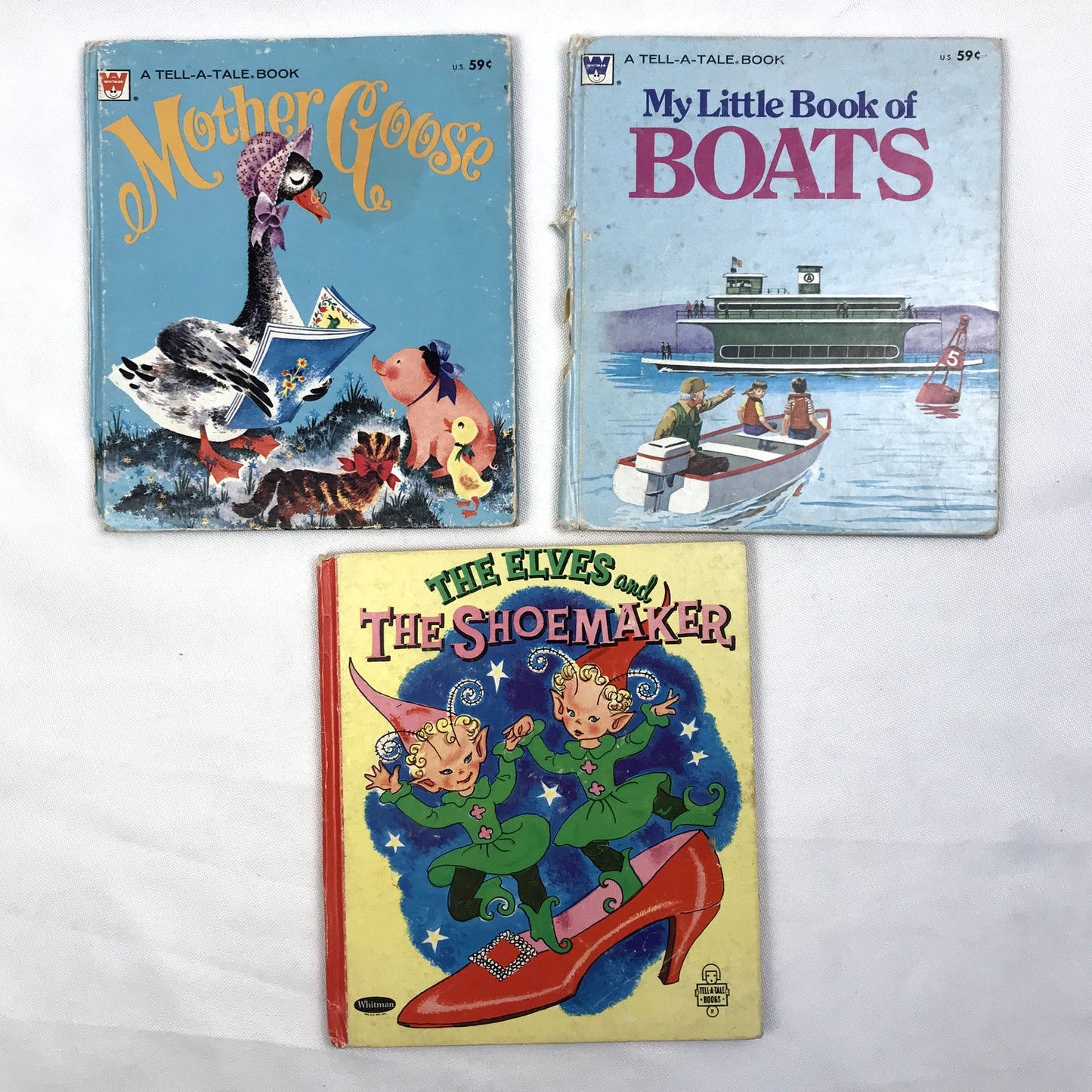 Whitman Tell-A-Tale Lot of 11 Illustrated Hardcover Children's Literature Books