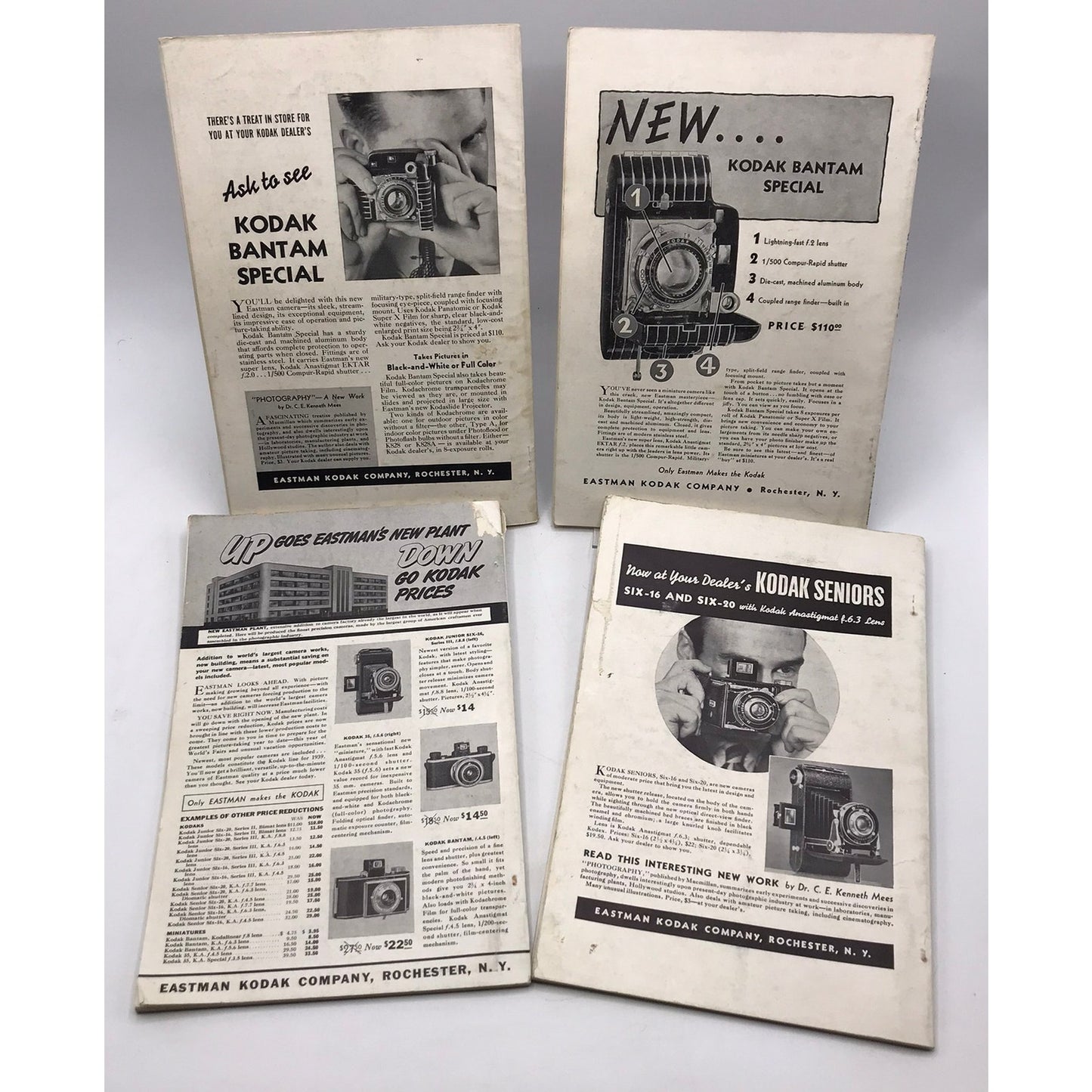 Camera Craft Magazines Lot of 4 Illustrated Art & Photography Paperbacks 1930's
