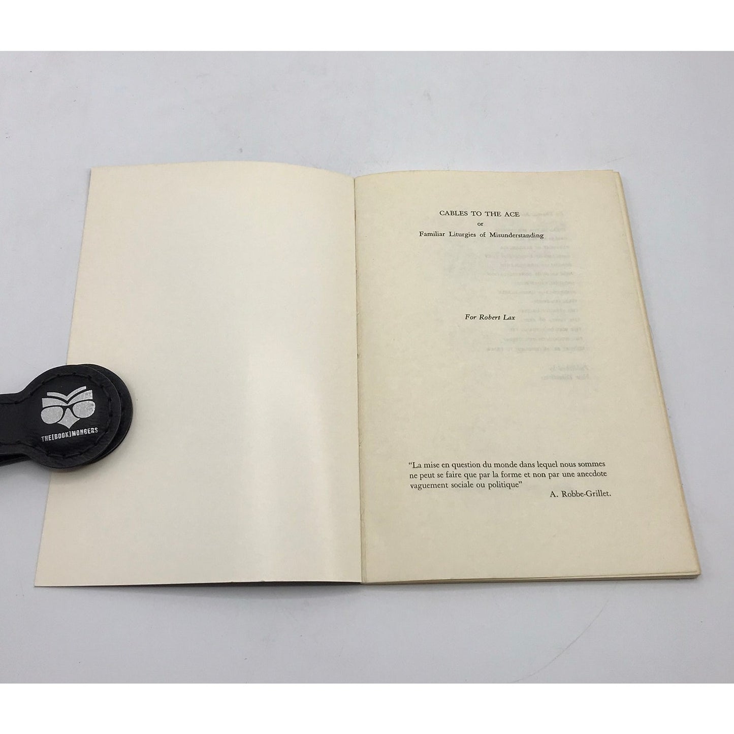 Cables to the Ace Or Familiar Liturgies of Misunderstanding Thomas Merton 1st Ed