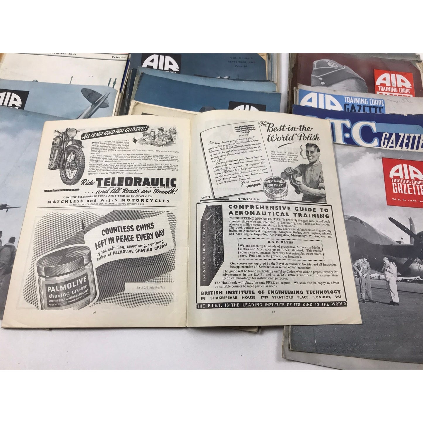 Air Training Corps Gazette 44 Issues Military Aviation History Magazines 1940s