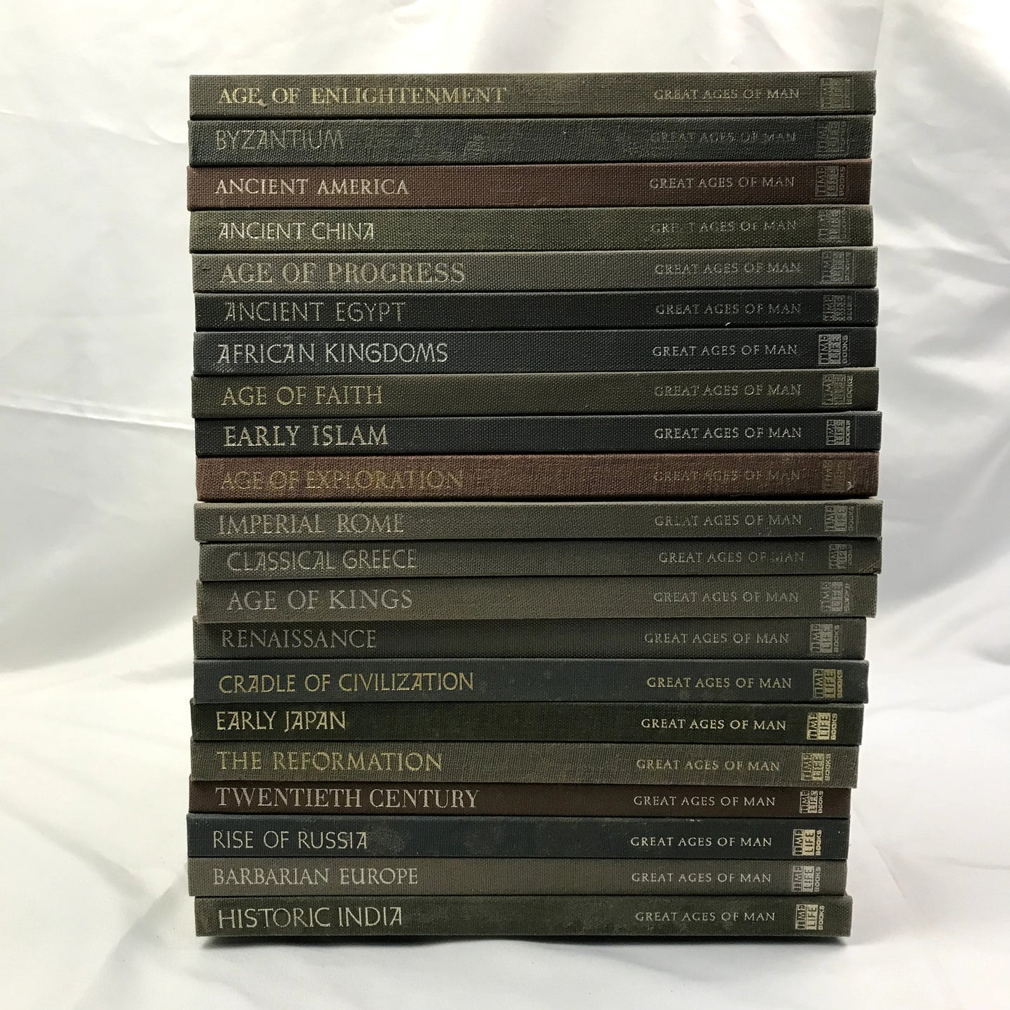 Time Life Series The Great Ages of Man Complete 21 Volume Set Hardcover Books