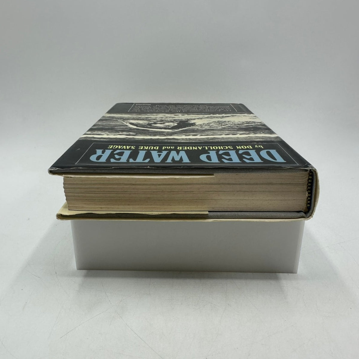 Deep Water Don Schollander Duke Savage SIGNED 1971 First Edition Olympic Sport