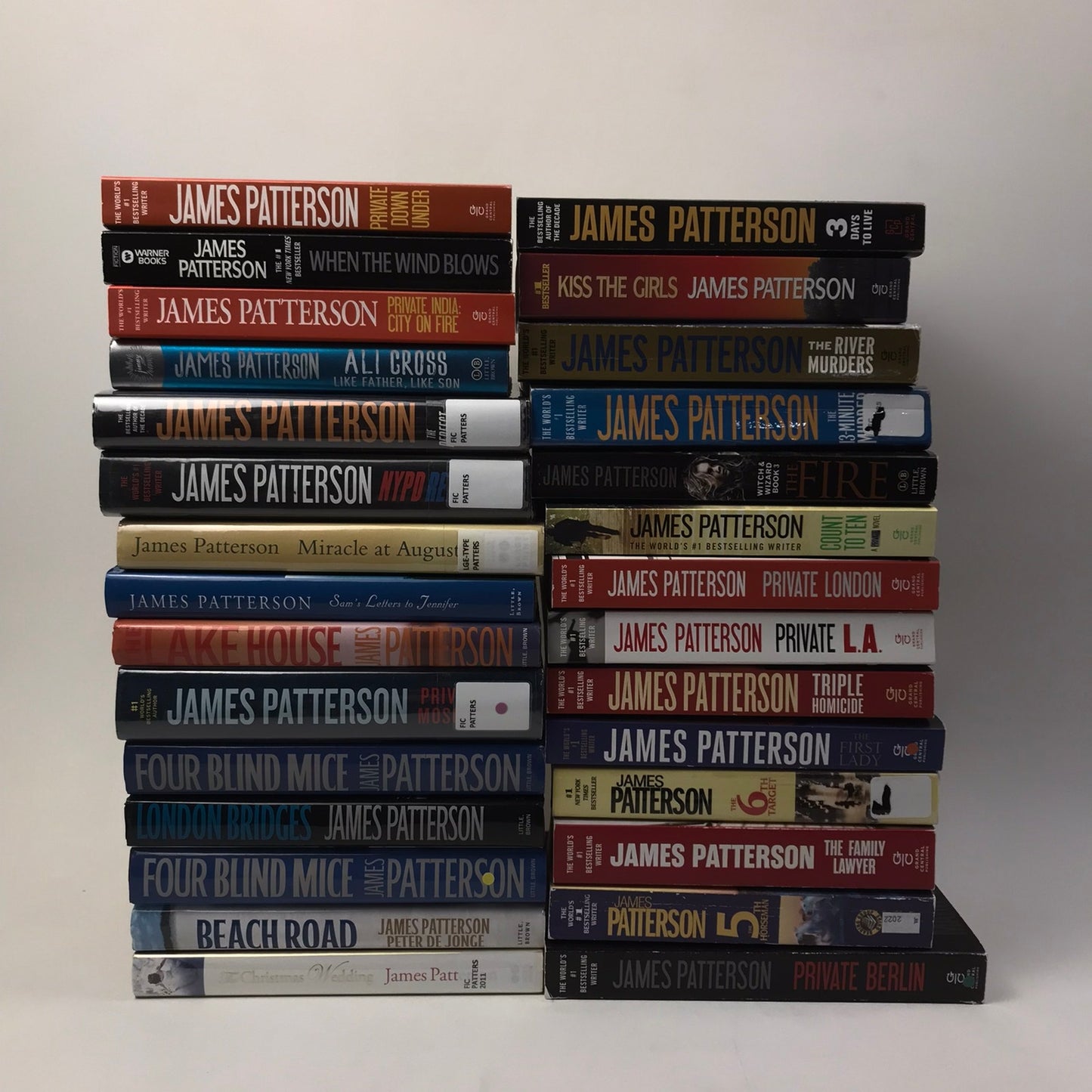 James Patterson Lot of 145 Crime Mystery Thriller Suspense Psychological Novels