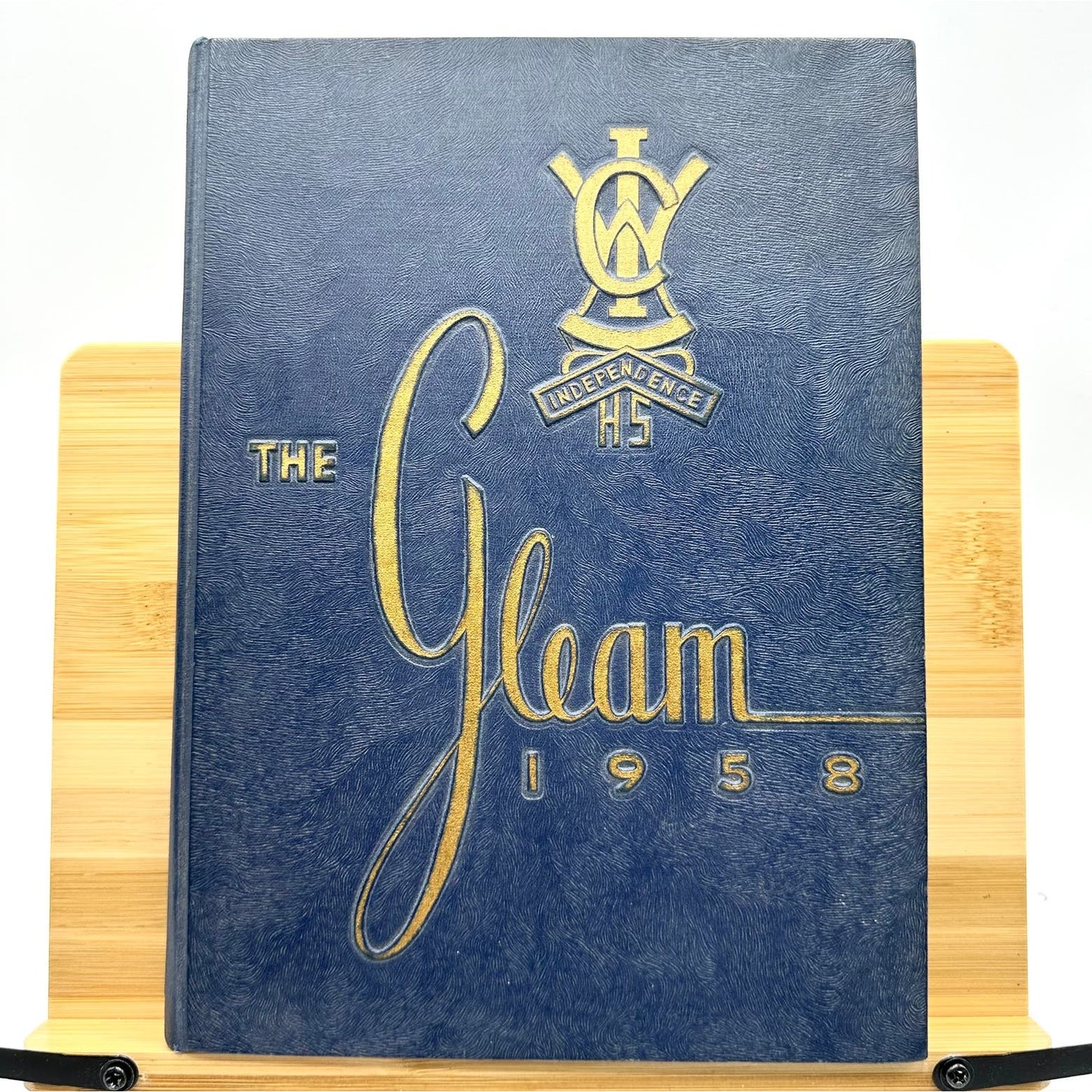 Vintage 1958 William Chrisman High School Gleam Hardcover Independence Yearbook