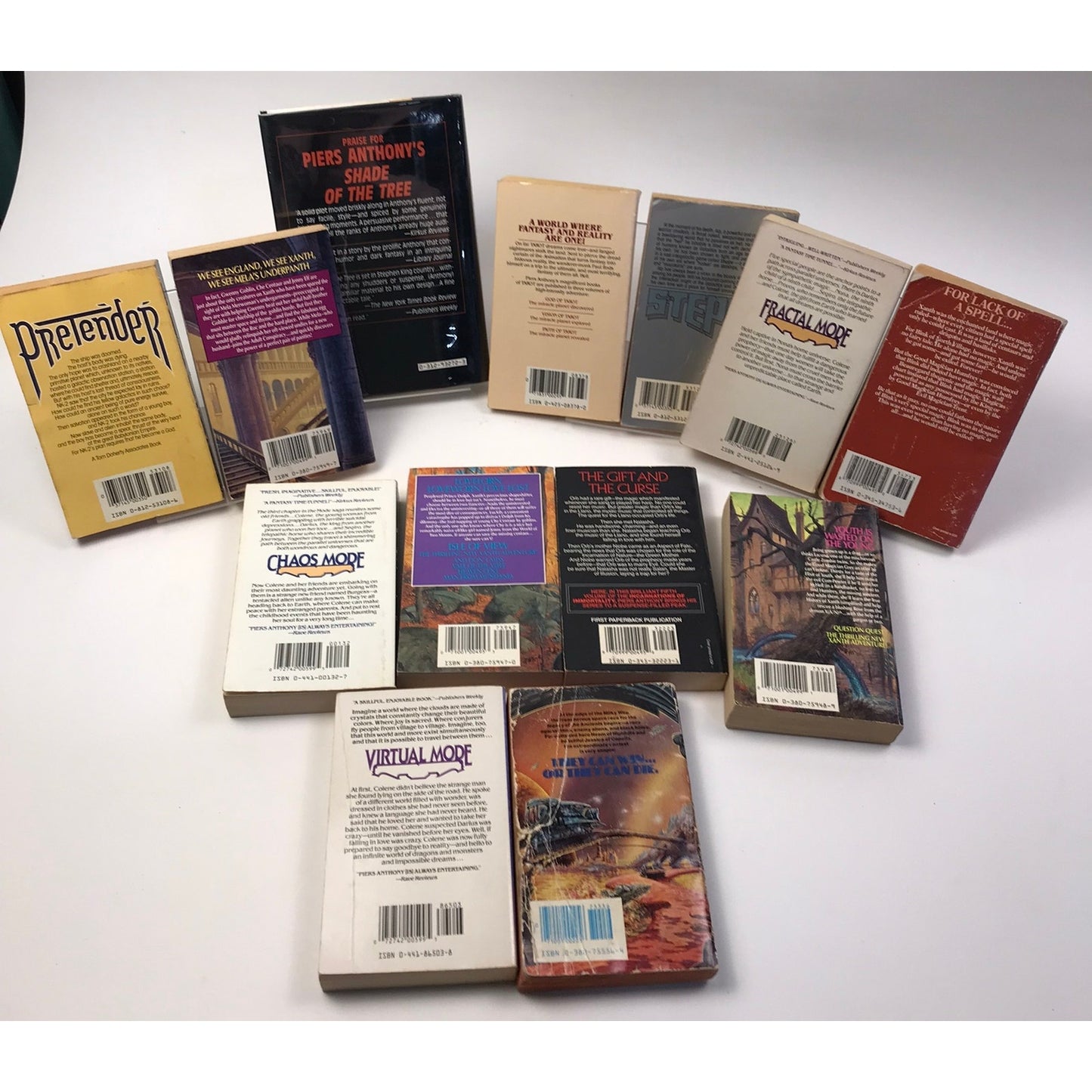 Piers Anthony Xanth Series Lot of 18 Science Fiction Fantasy Adventure Novels