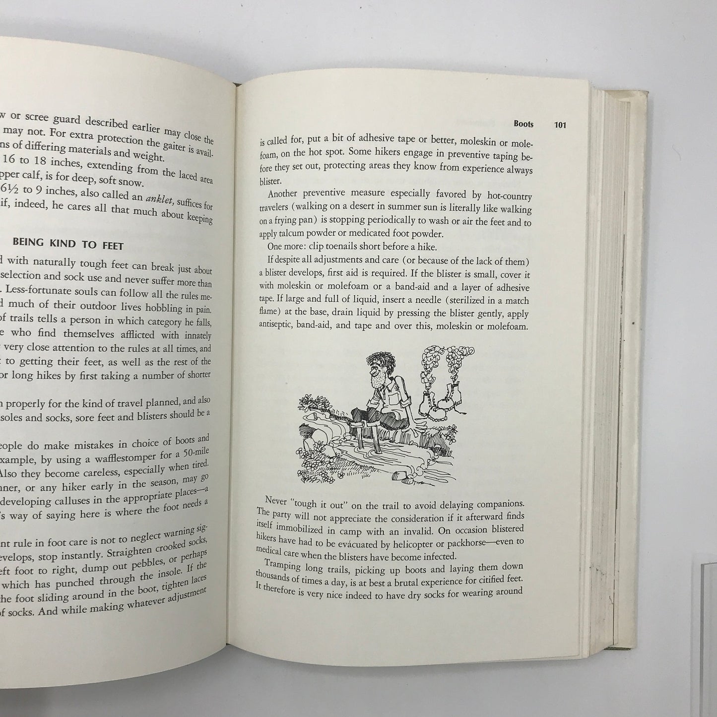 Backpacking: One Step at a Time Illustrated 1st Edition Book Harvey Manning 1972