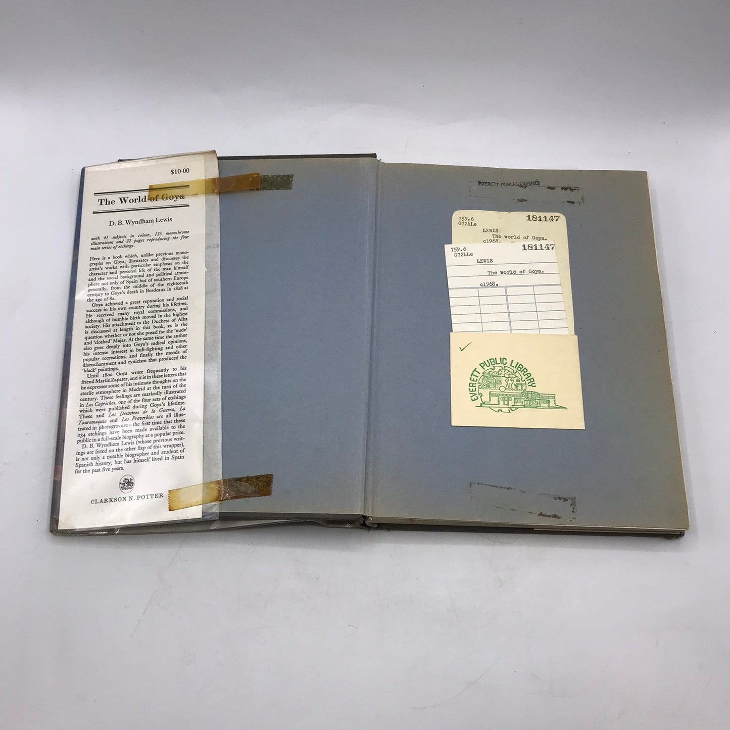 World of Goya D B Wyndham Lewis Spanish Painter Printmaker Art Culture History