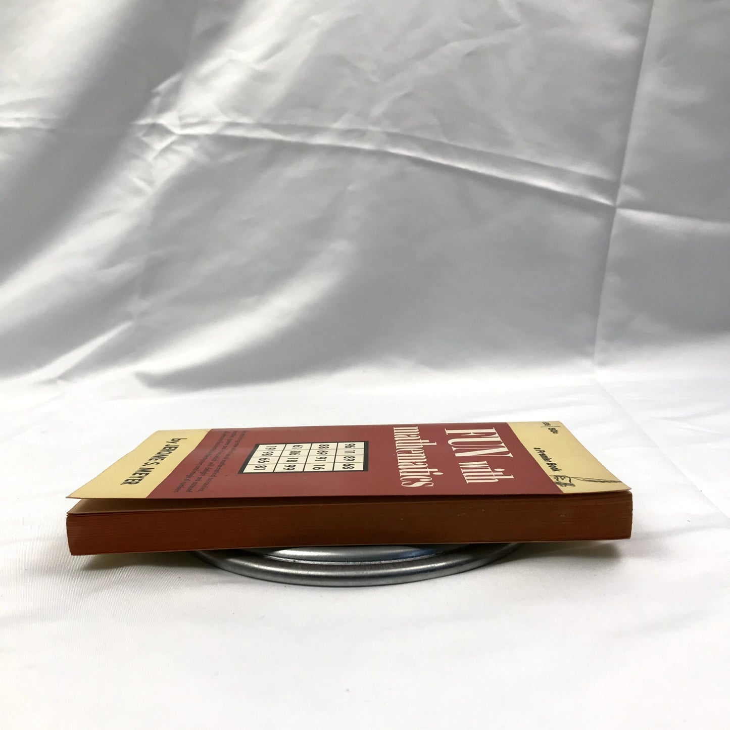 Fun With Mathematics Paperback Book by Jerome S. Meyer Puzzles Games Tricks 1963