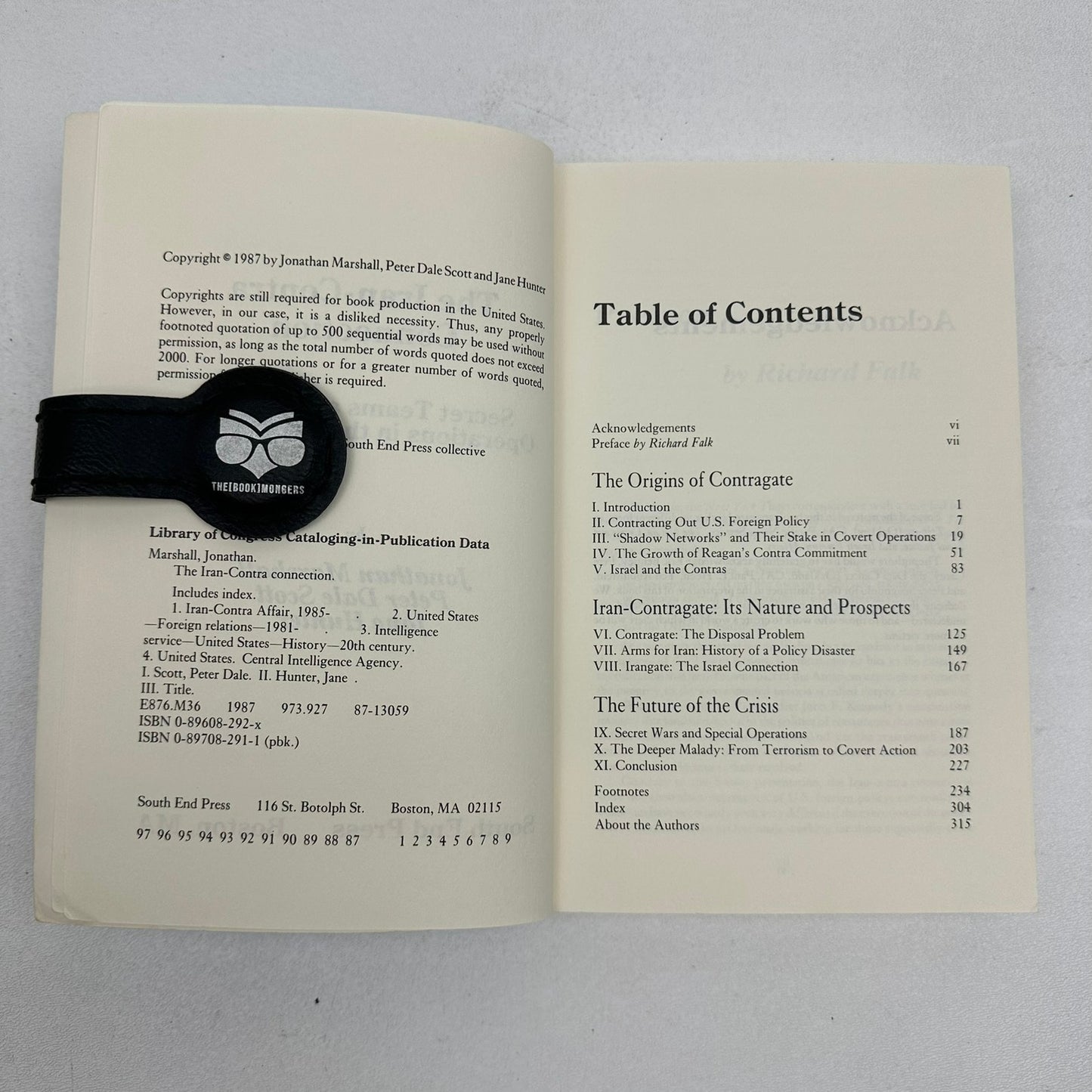 Iran Contra Connection Marshall Scott Hunter 1987 Reagan Era Foreign Relations