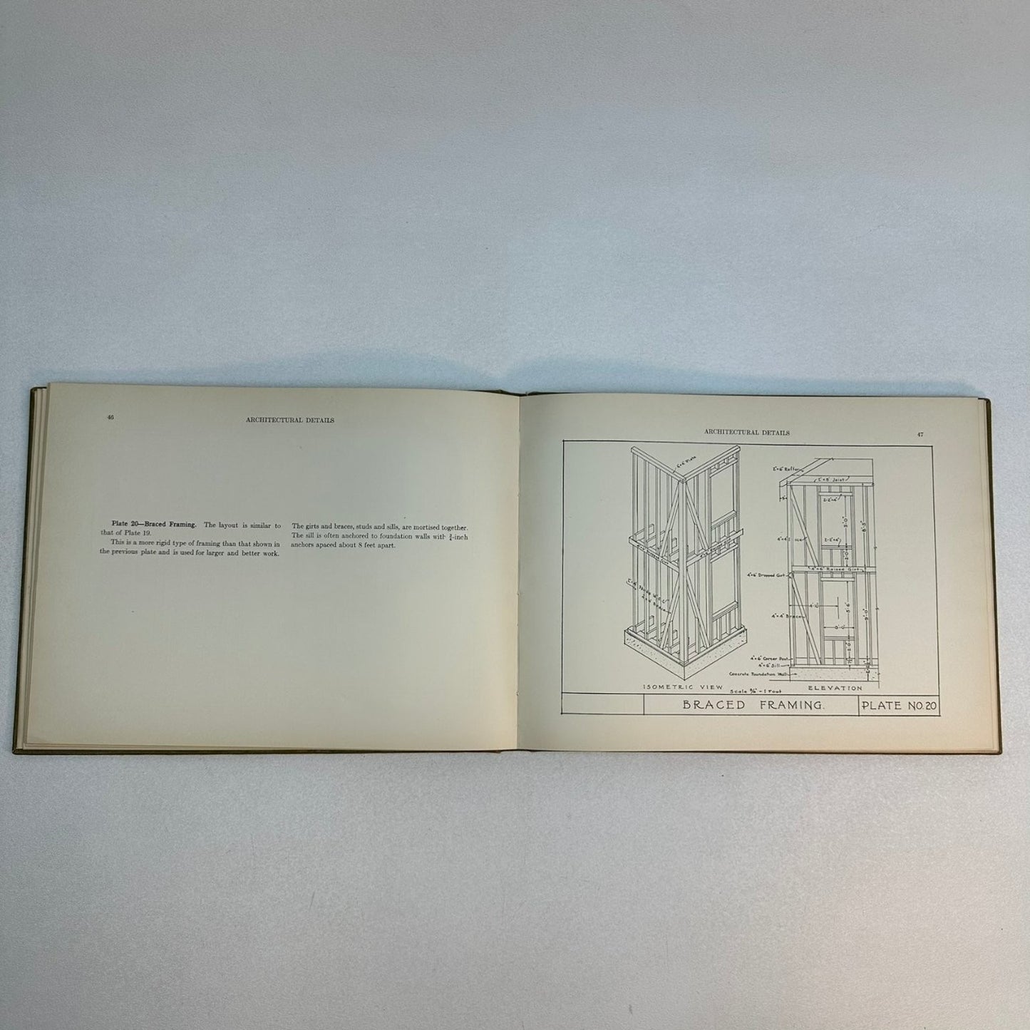Architectural Details Rouillion Ramsey 1924 Vintage Hardcover John Wiley & Sons