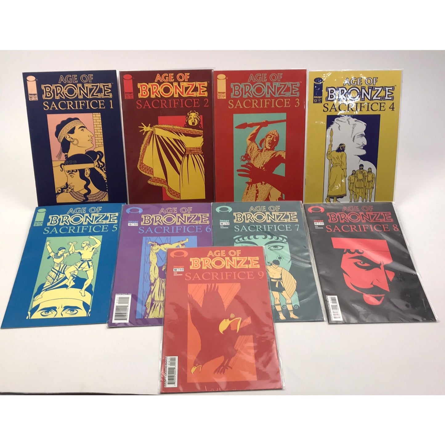 Age of Bronze Graphic Novels Volumes 10-18 Sacrifice 1-9 Historical Mythology