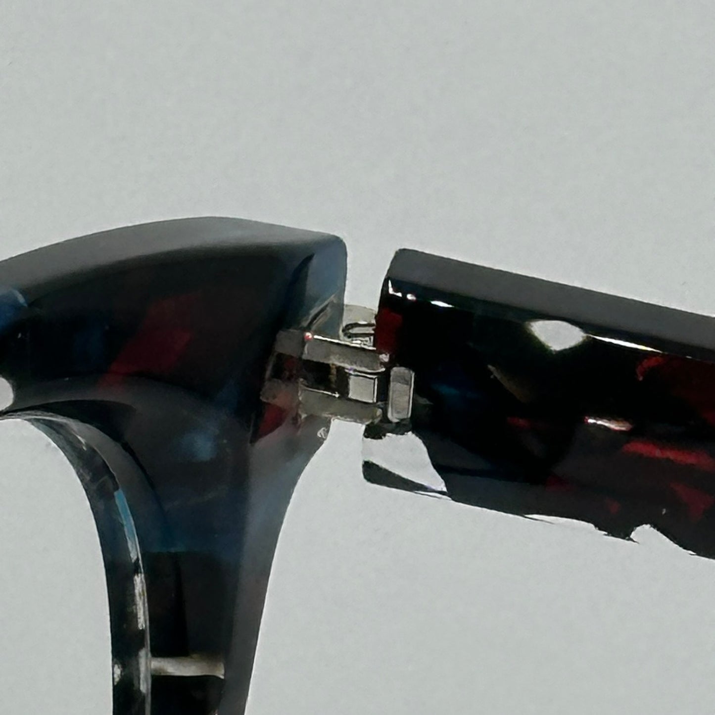 Alain Mikli Anastia A03140 002 Blue Red Crystal Womens Eyeglass Frames 52-18-145