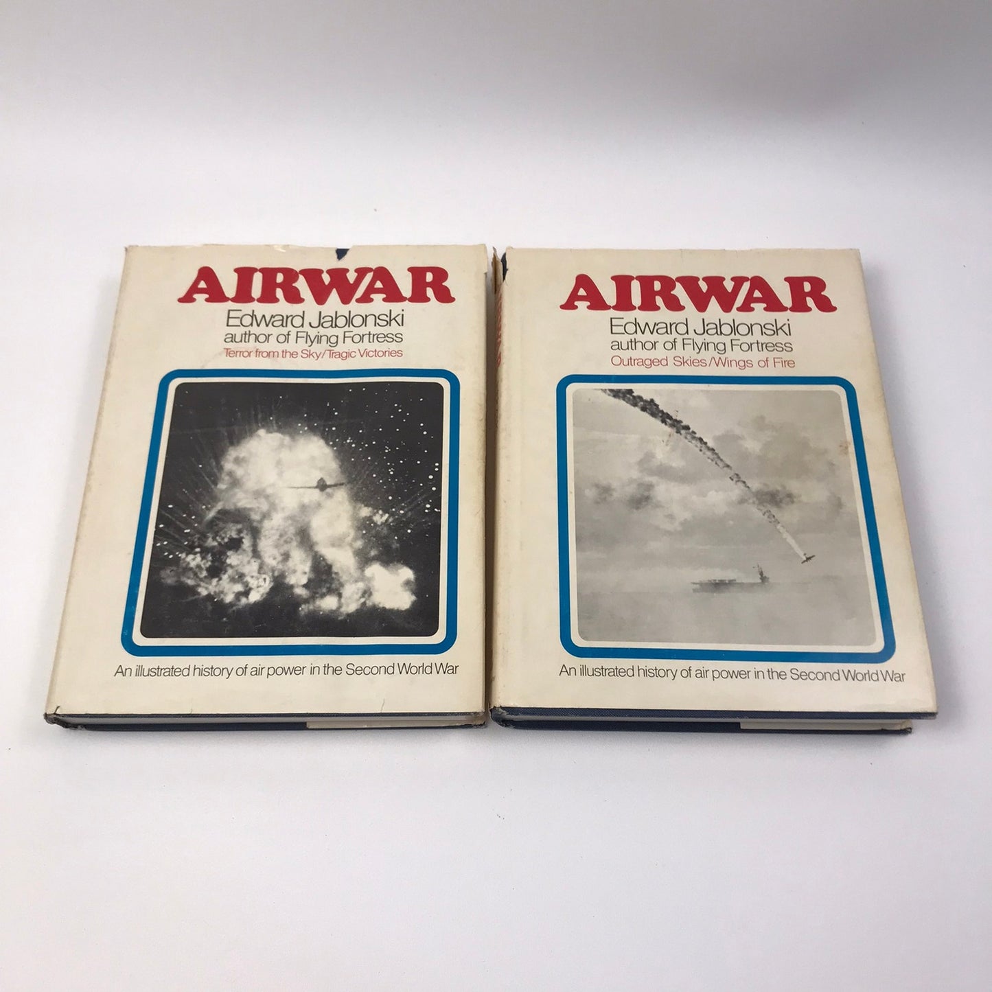 Airwar Volume 1 and 2 Edward Jablonski Military History Aviation Technology WWII