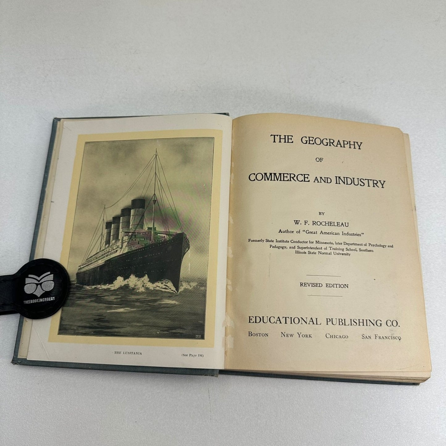 Geography of Commerce and Industry Rocheleau 1908 Revised Edition Educational