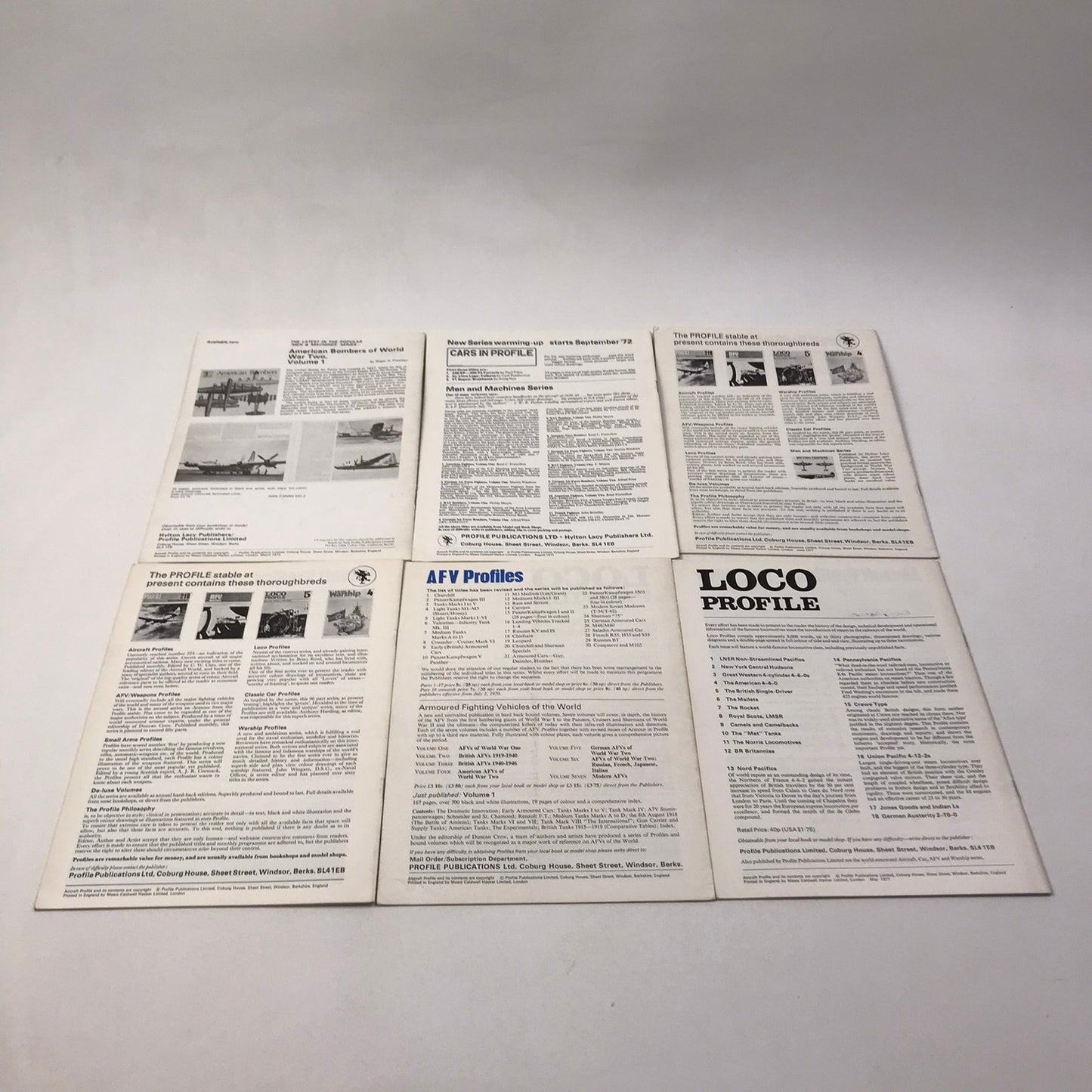 Aircraft Profile Magazine Lot of 17 Military History Design Aviation Engineering