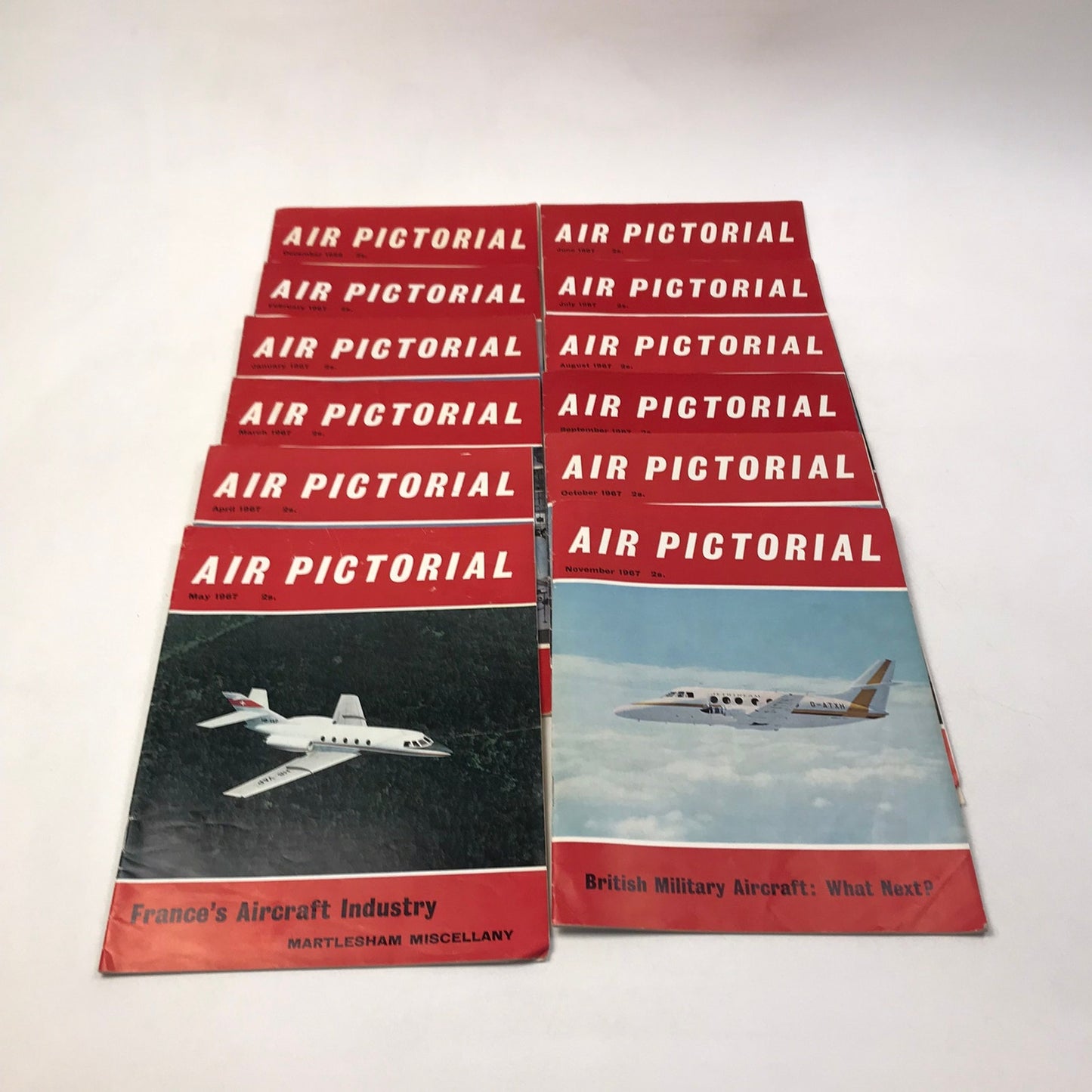 Air Pictorial Magazine Lot of 49 Aviation Military History Technology War 1960s